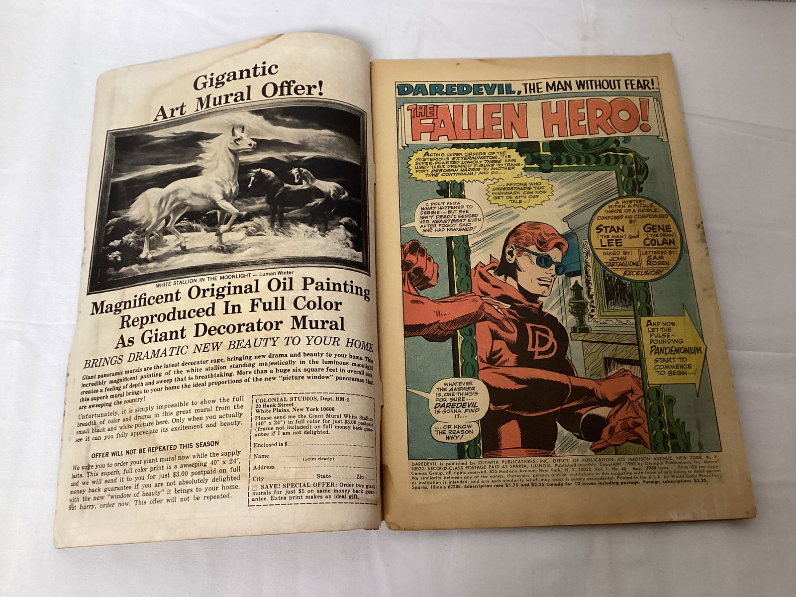 Daredevil 40 Marvel Comic Book - 6