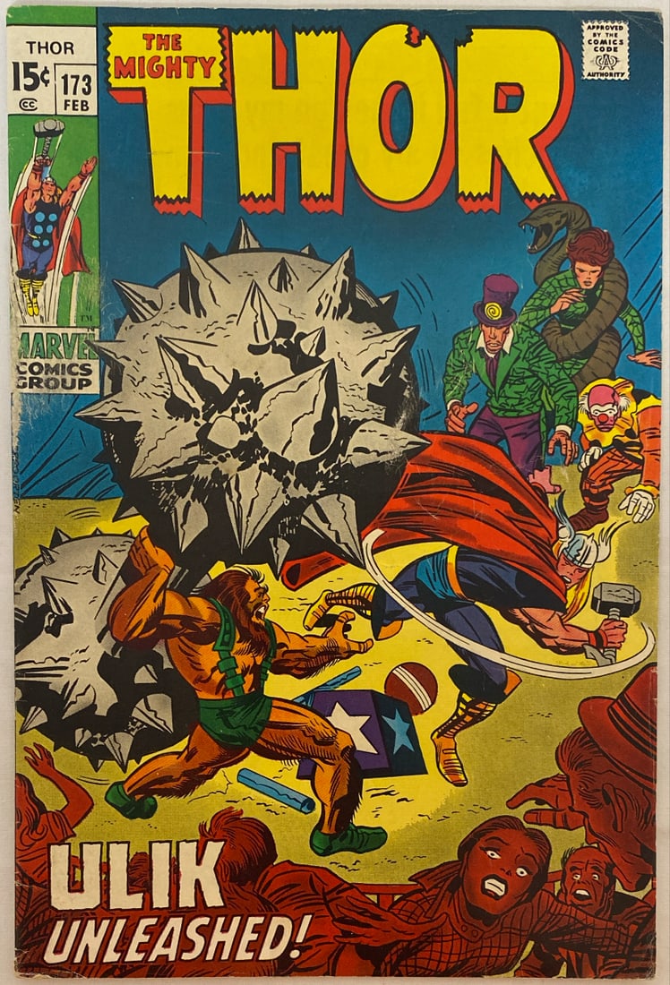 The Mighty Thor 173 Marvel Comic Book (1 of 8)