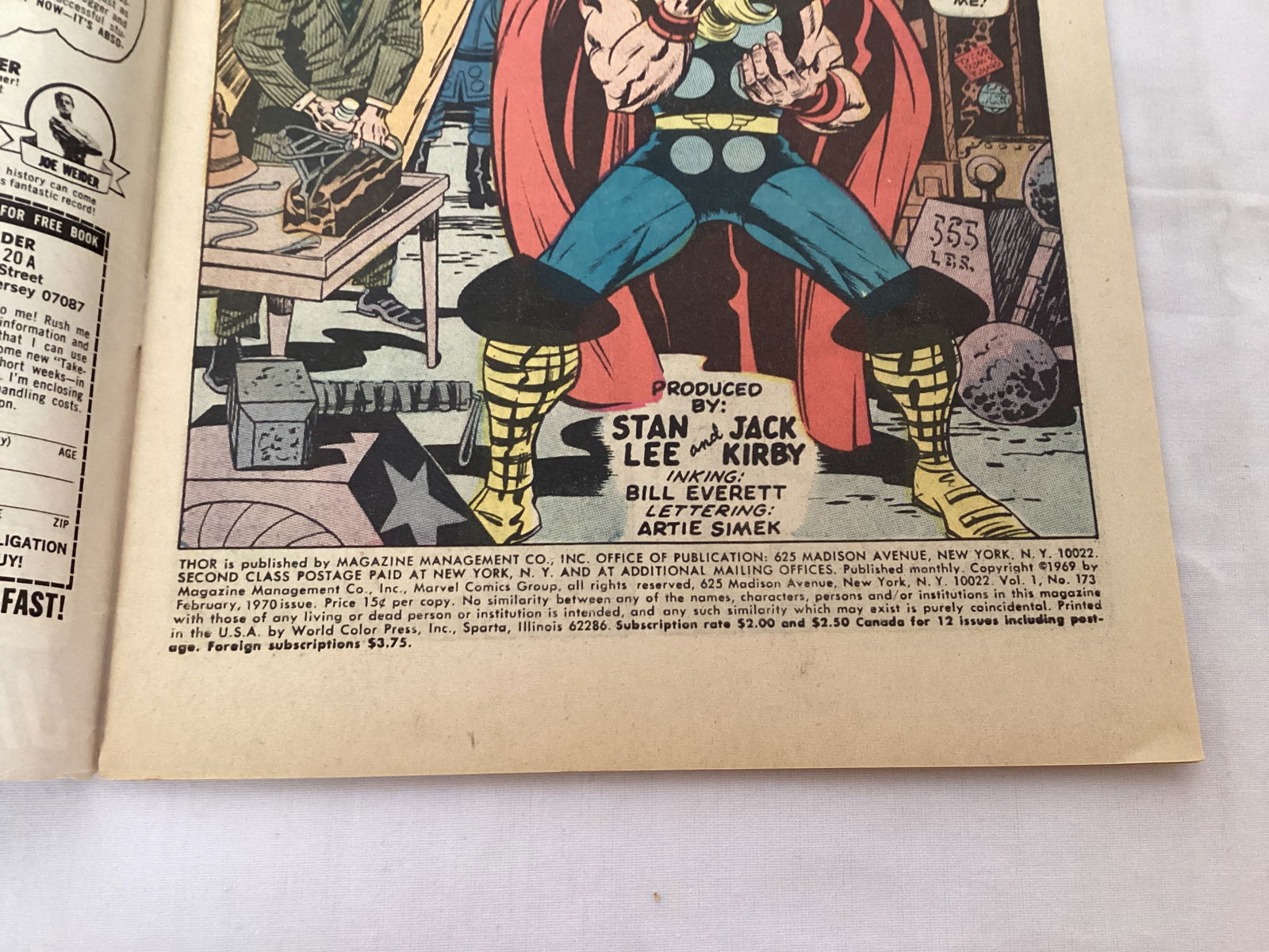 The Mighty Thor 173 Marvel Comic Book - 7