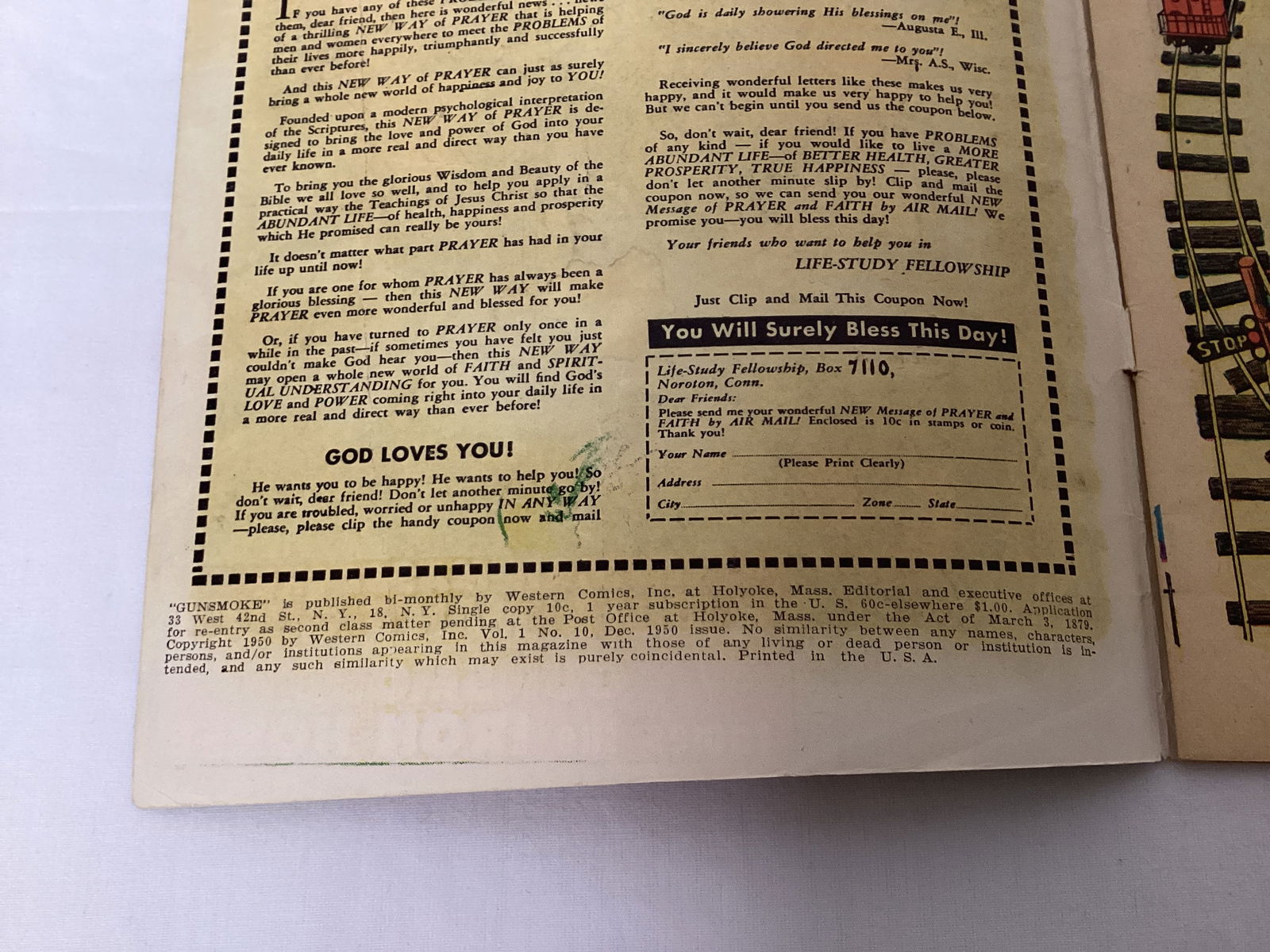 Gunsmoke 10 Western Comic Book - 7