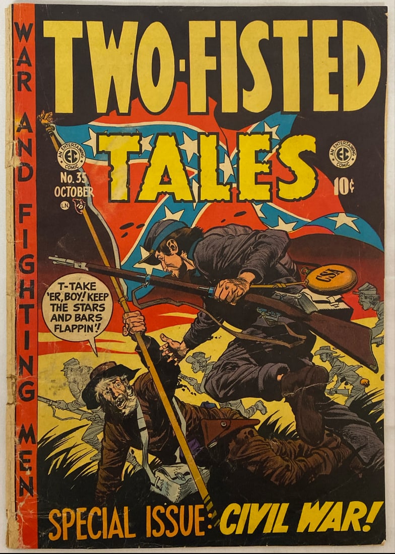 Two-Fisted Tales 35 EC Comic Book: 1953, Please preview and see all photos for condition