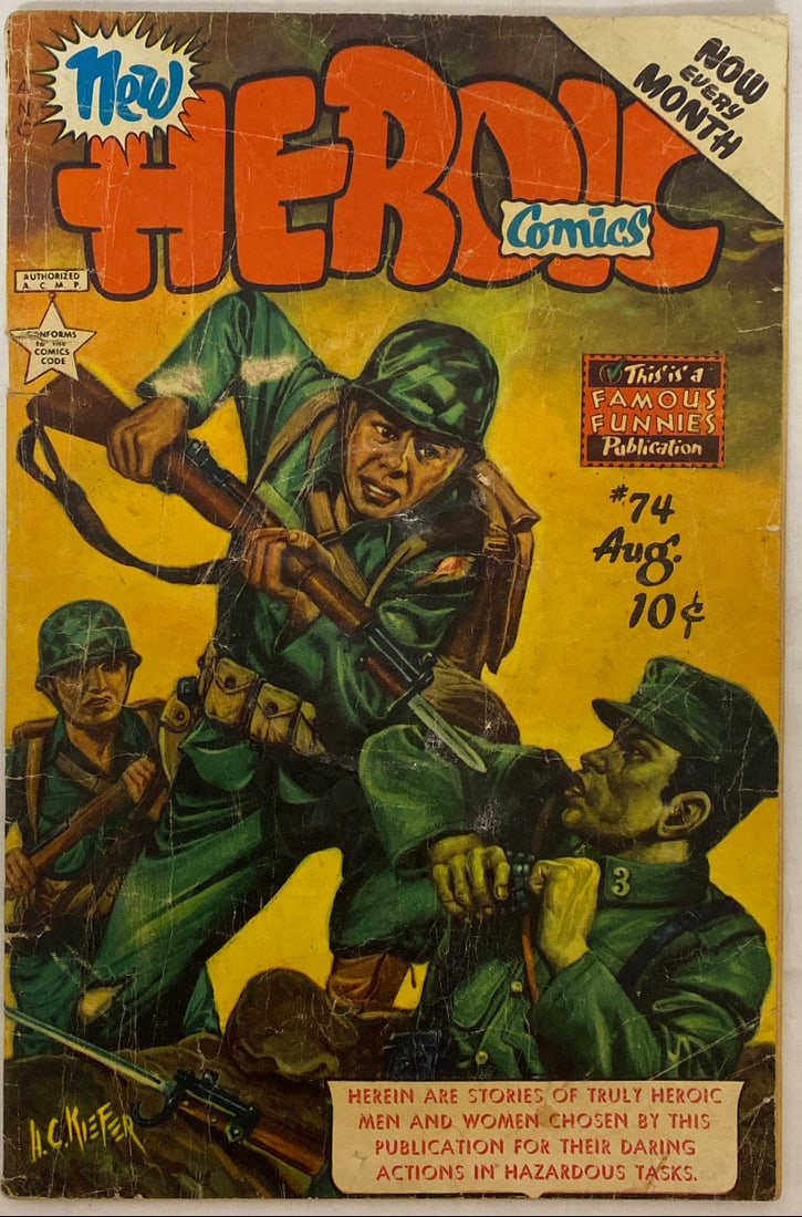 New Heroic Comics 74 Famous Funnies Comic Book