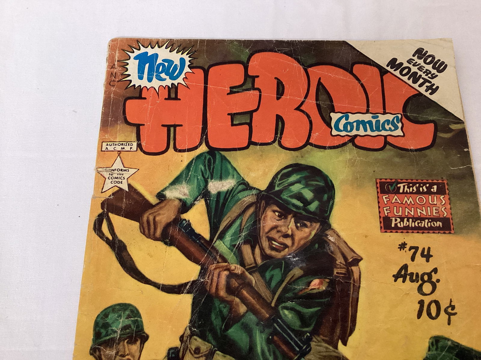 New Heroic Comics 74 Famous Funnies Comic Book - 2
