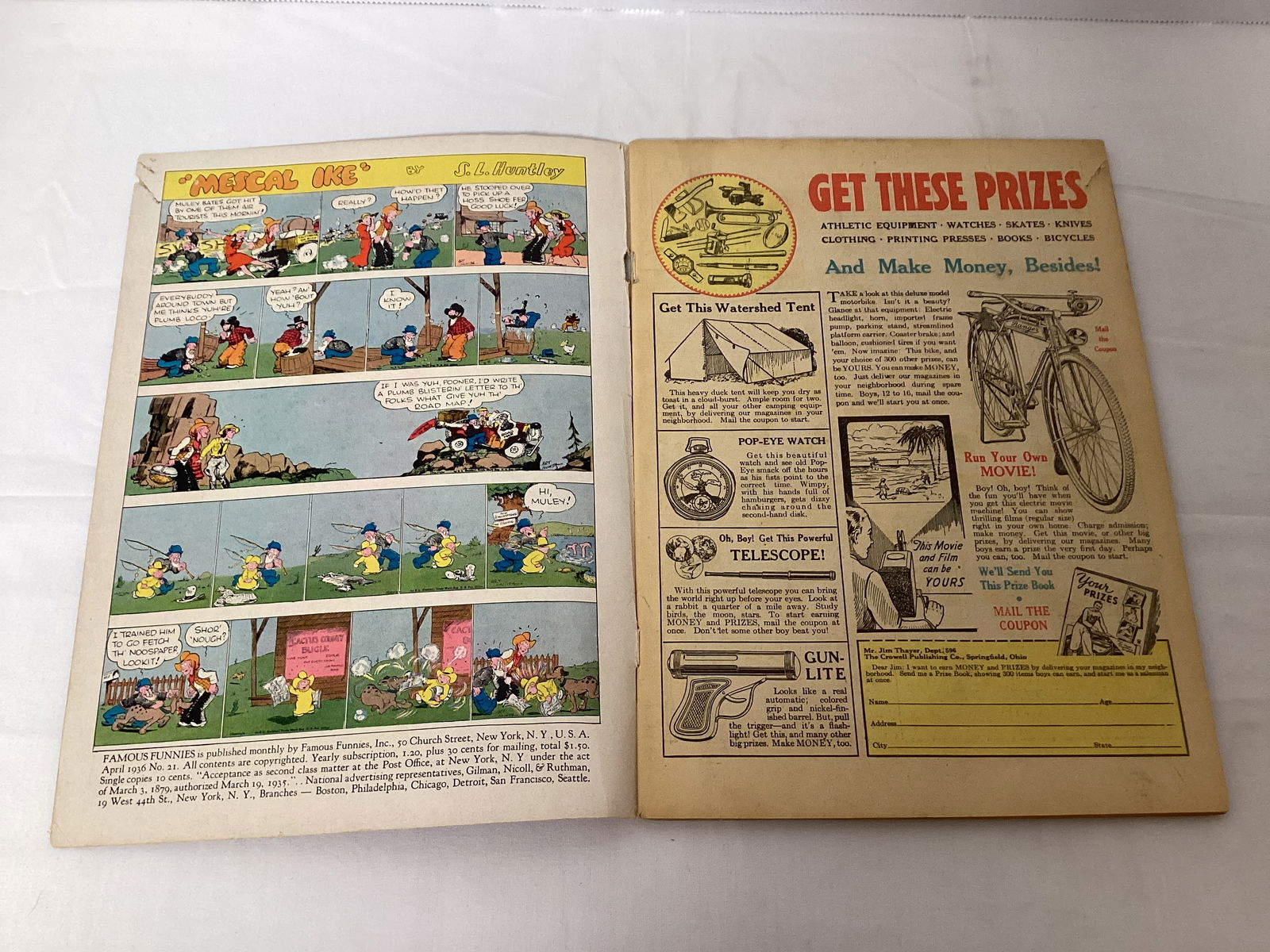 Famous Funnies 21 Comic Book - 6