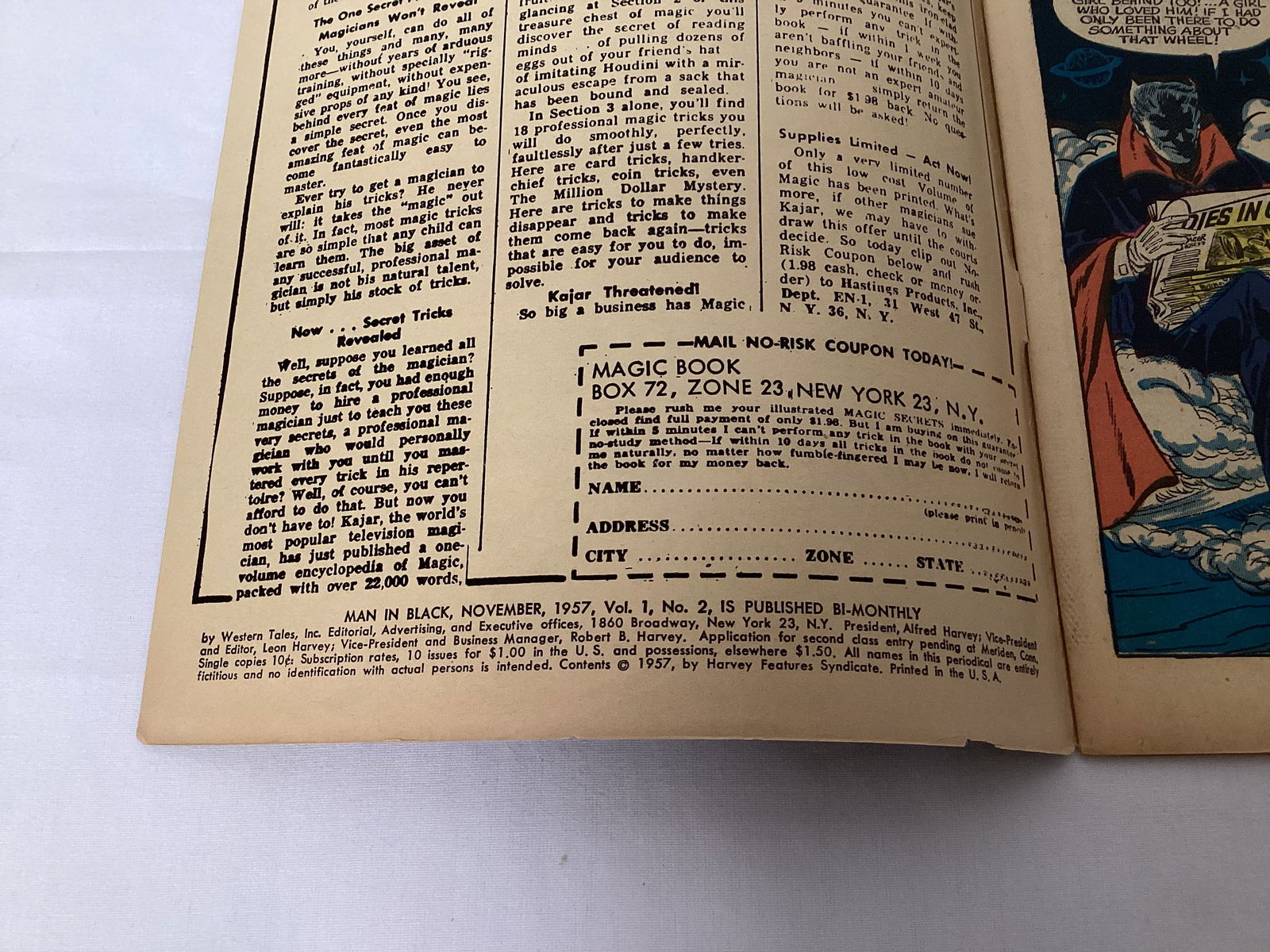 Man in Black 2 Thrill Comic Book - 7