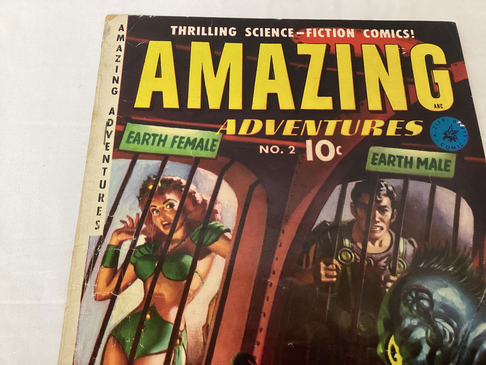 Amazing Adventures 2 Ziff Davis Comic Book - 2