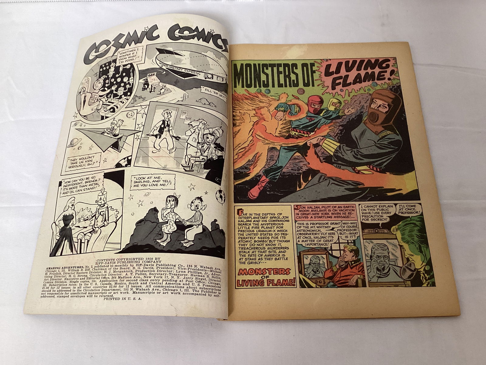 Amazing Adventures 2 Ziff Davis Comic Book - 6