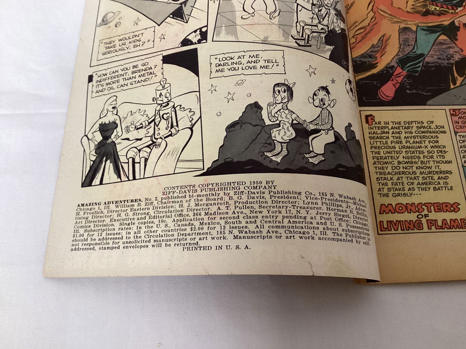 Amazing Adventures 2 Ziff Davis Comic Book - 7