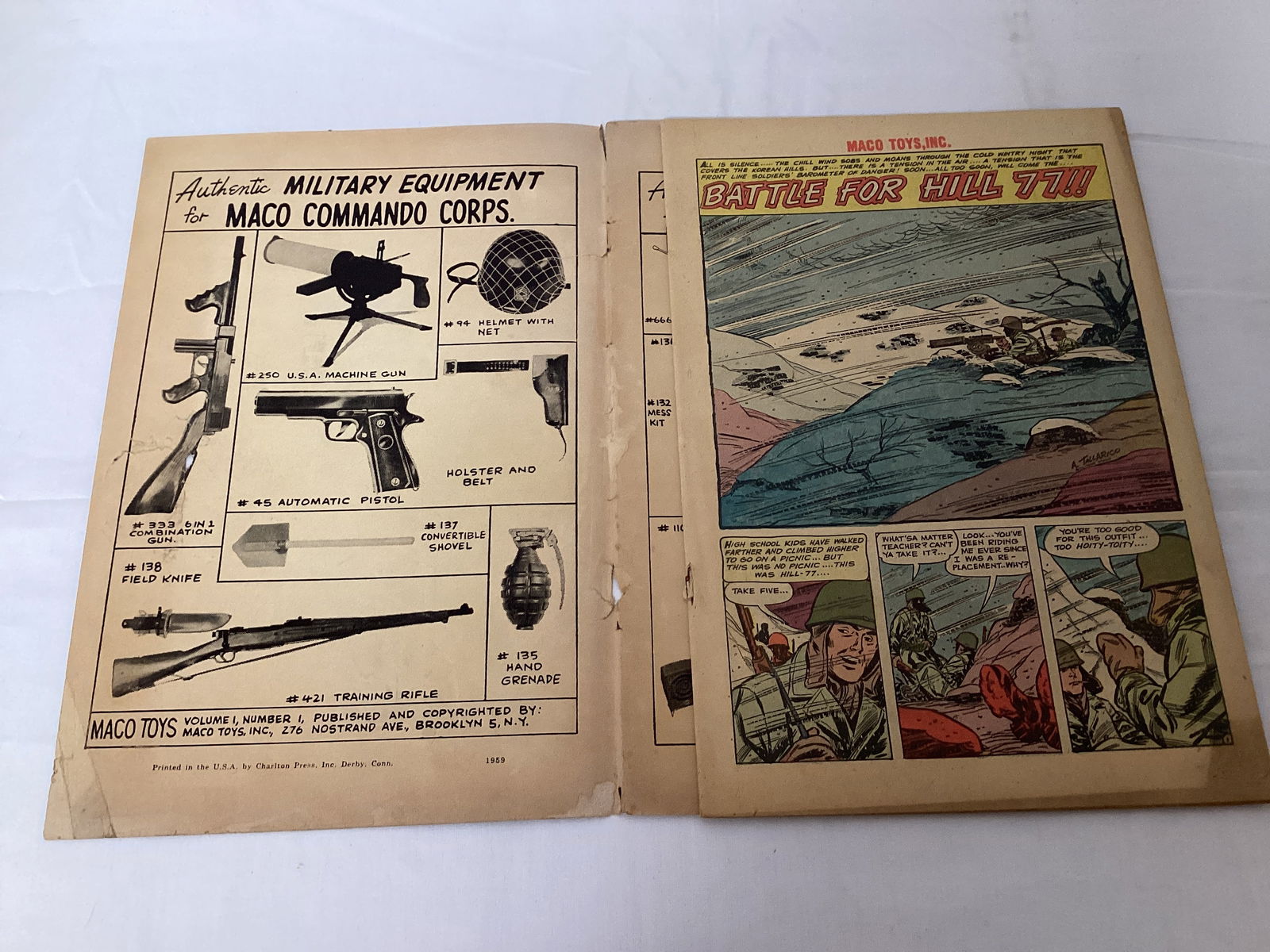 Maco Toys Full Color Charlton Comic Book - 6