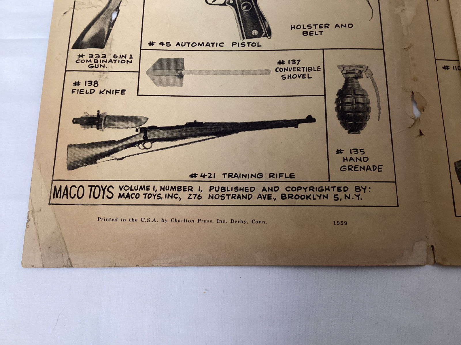 Maco Toys Full Color Charlton Comic Book - 7