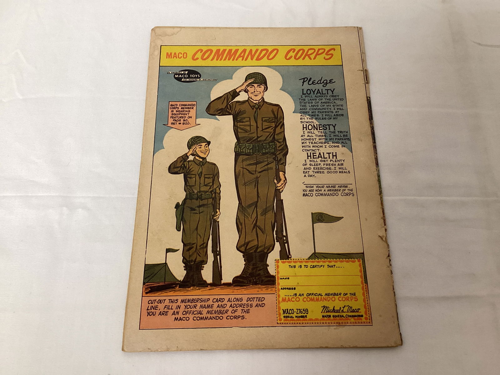 Maco Toys Full Color Charlton Comic Book - 8