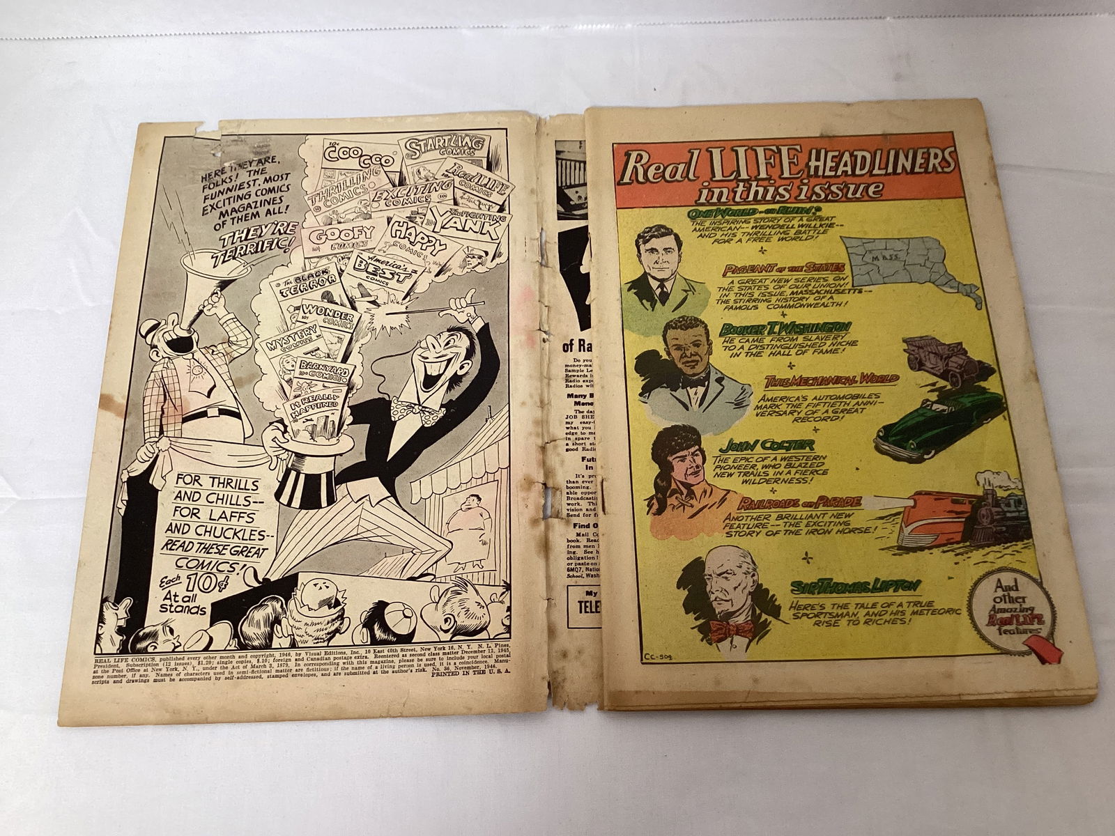 Real Life Comics 36 Comic Book - 6