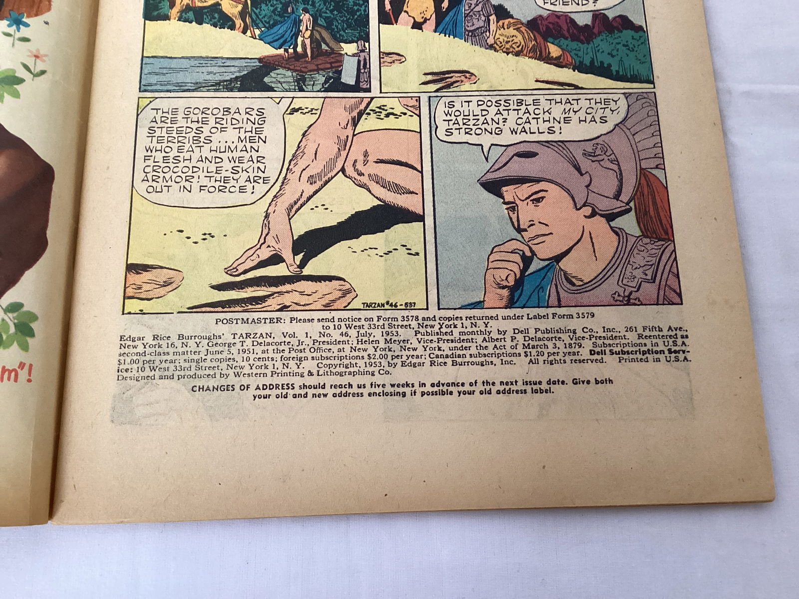 Tarzan 46 Dell Comic Book - 7