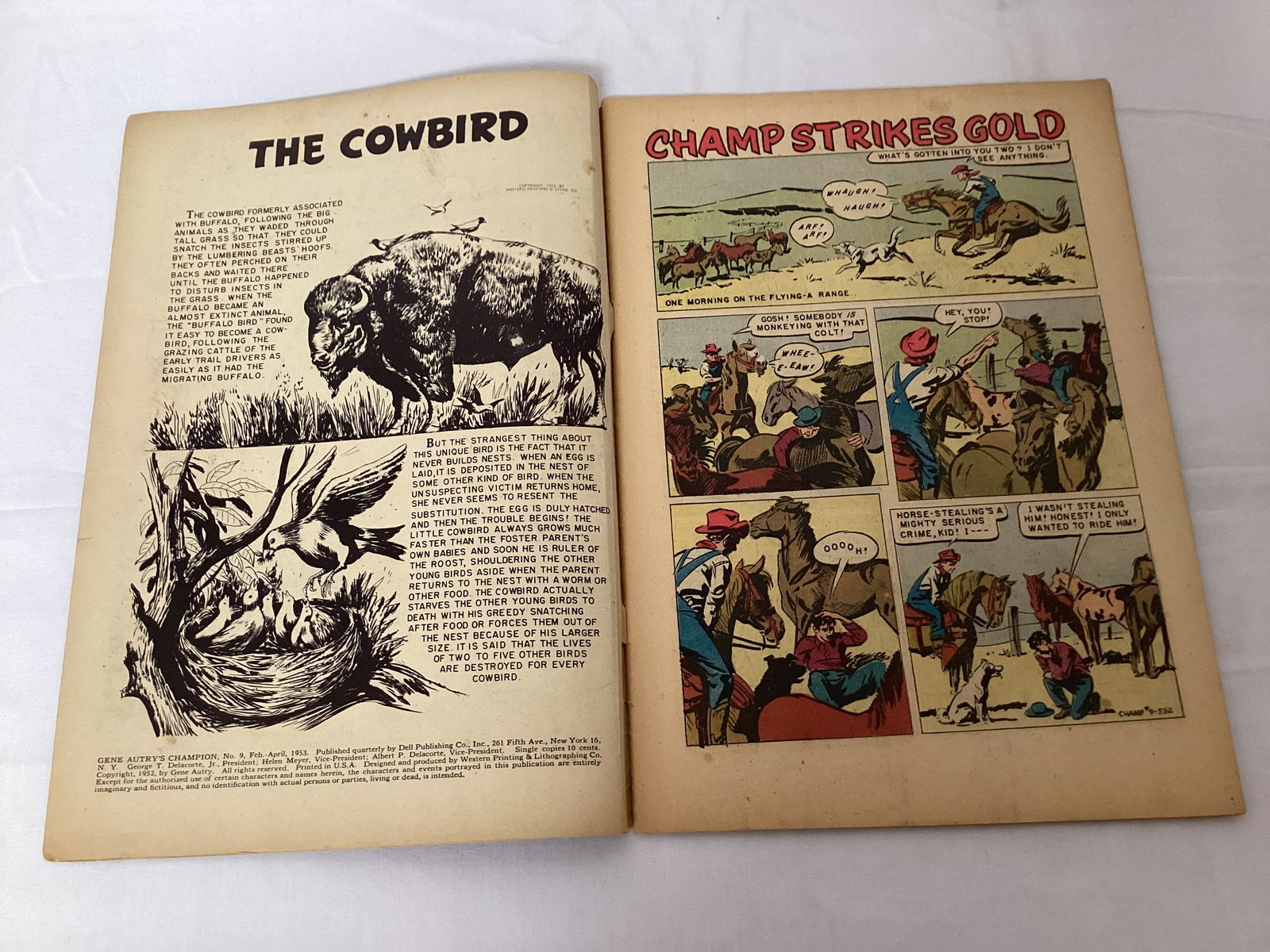 Gene Autry's Champion 9 Dell Western Comic Book - 6