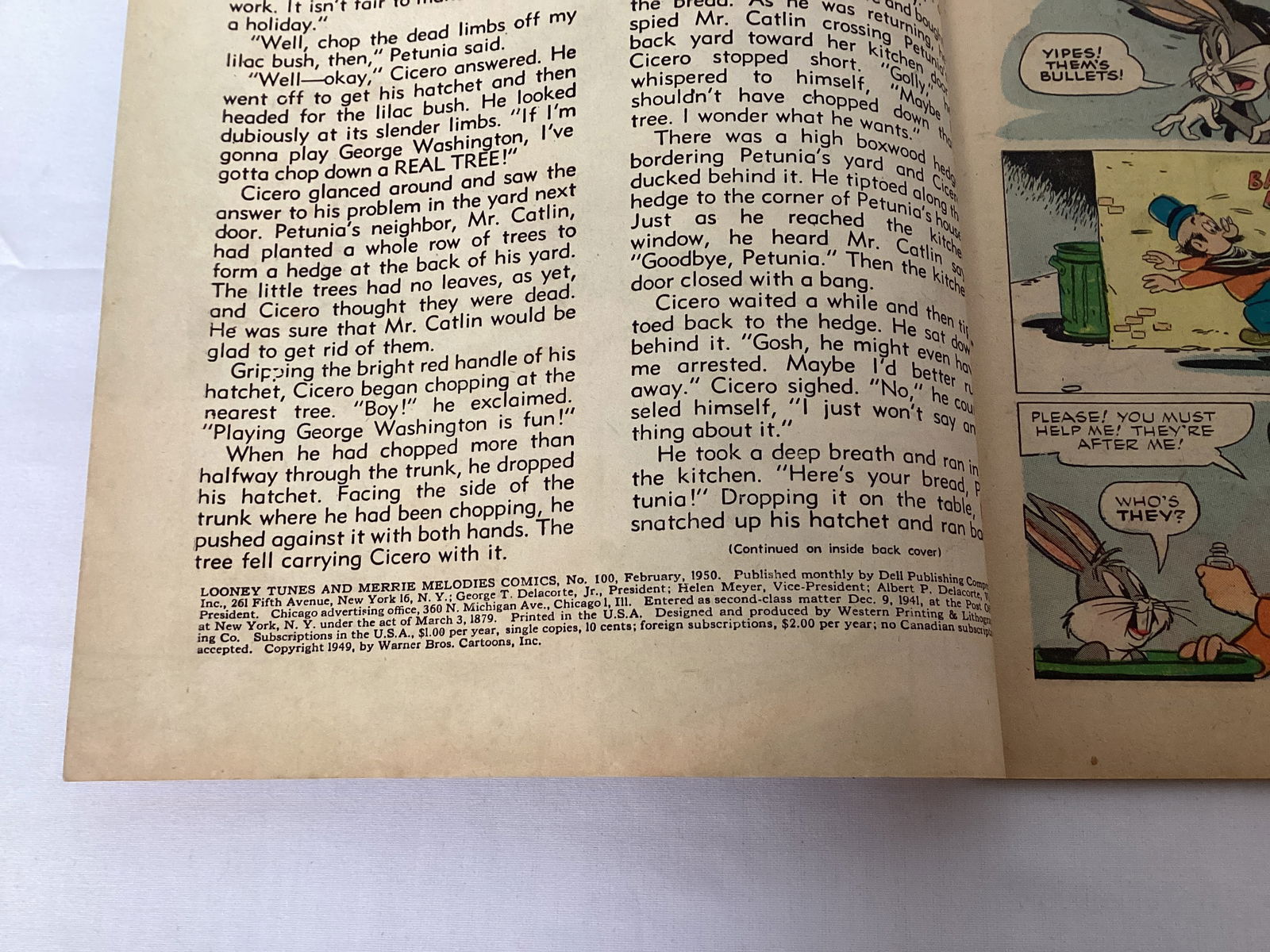 Looney Tunes Merrie Melodies 100 Dell Comic Book - 7