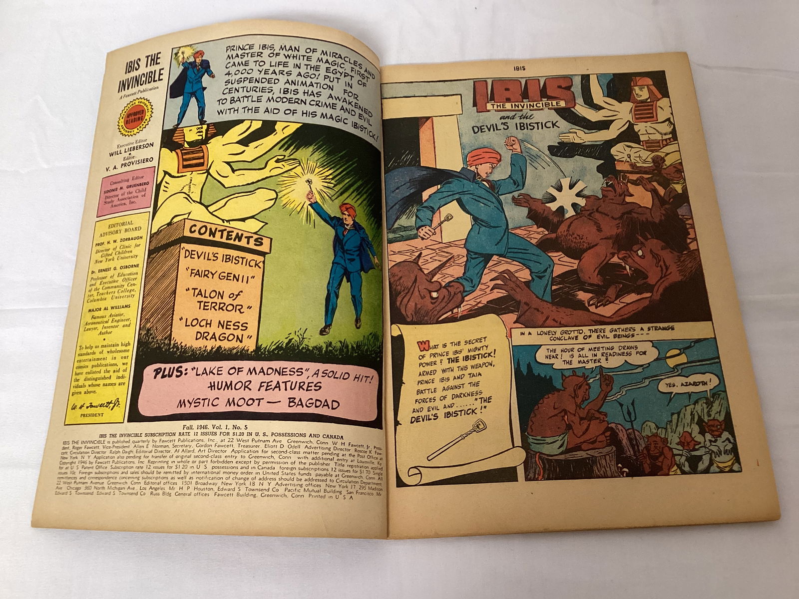 Ibis the Invincible 5 Fawcett Comic Book - 6