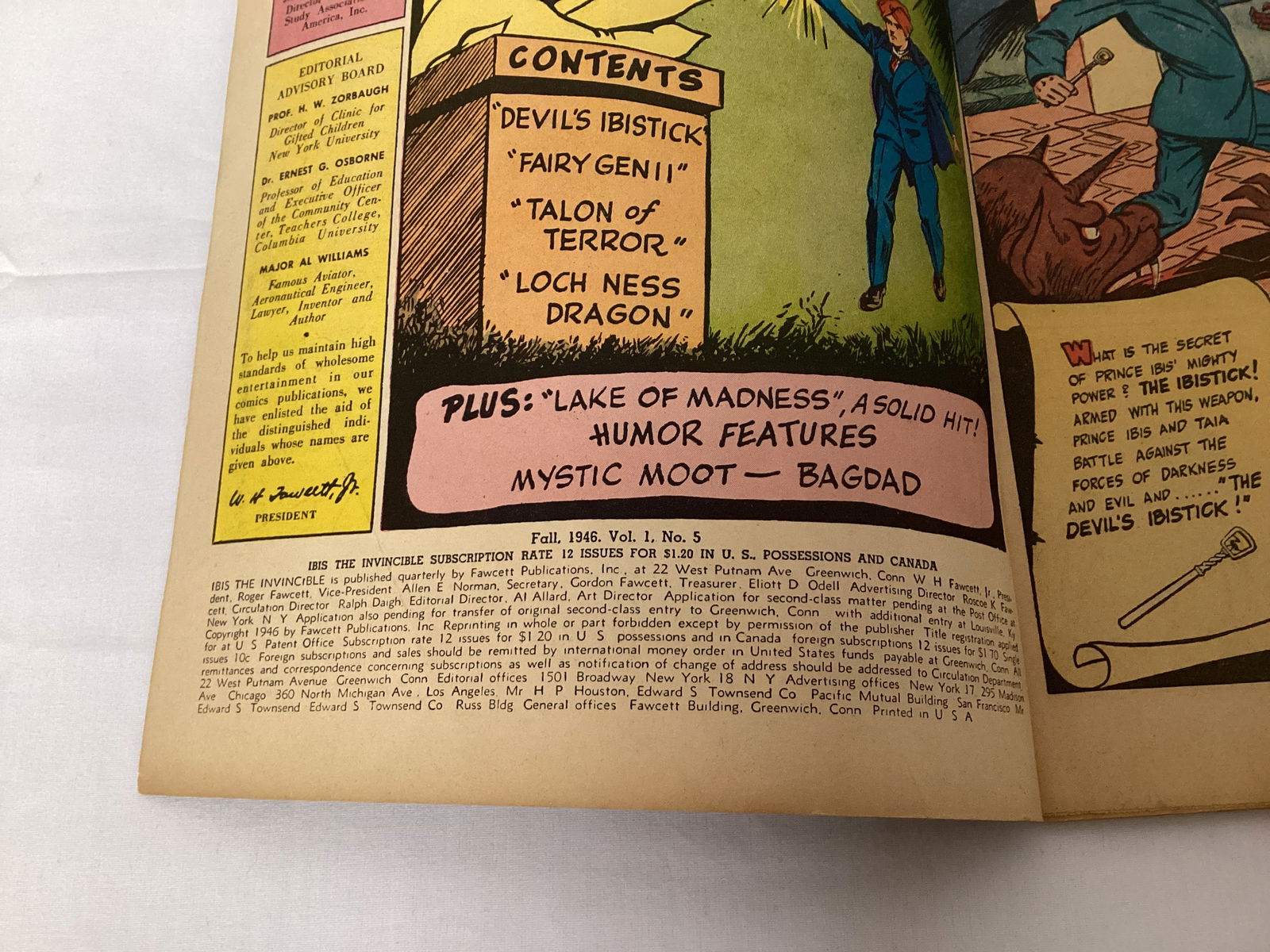 Ibis the Invincible 5 Fawcett Comic Book - 7