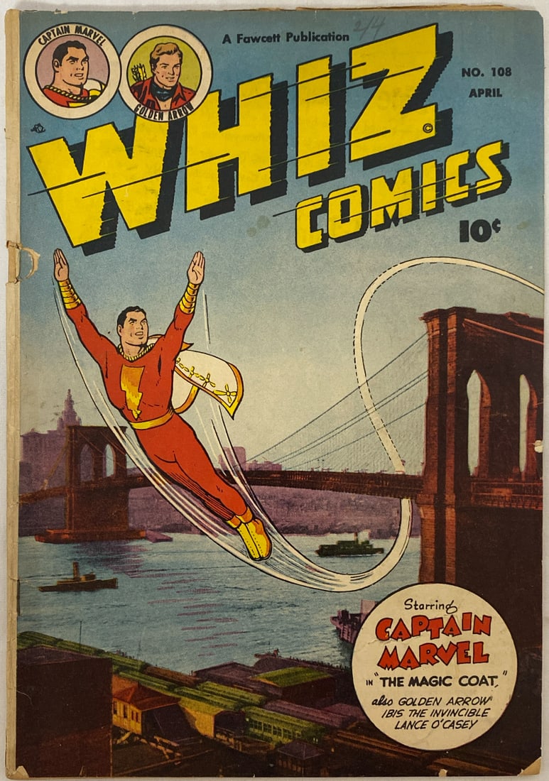 Whiz Comics 108 Fawcett Captain Marvel Comic Book (1 of 8)