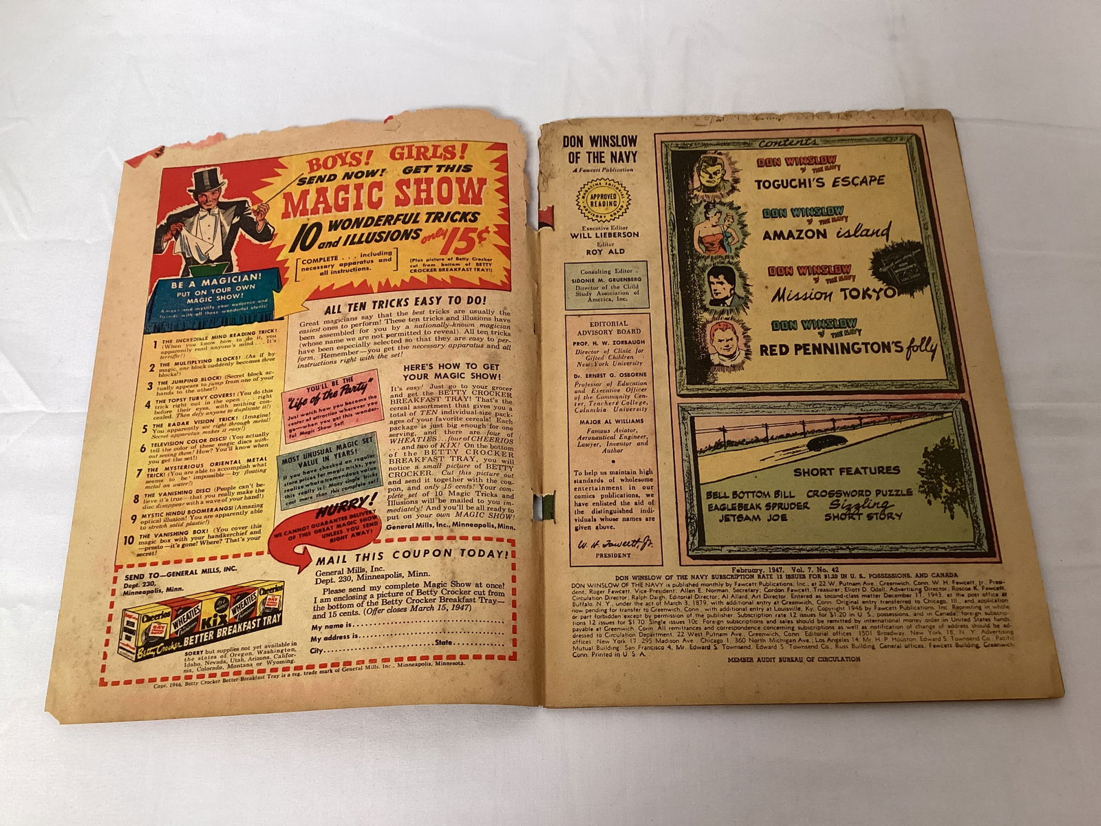 Don Winslow of the Navy 42 Fawcett Comic Book - 6