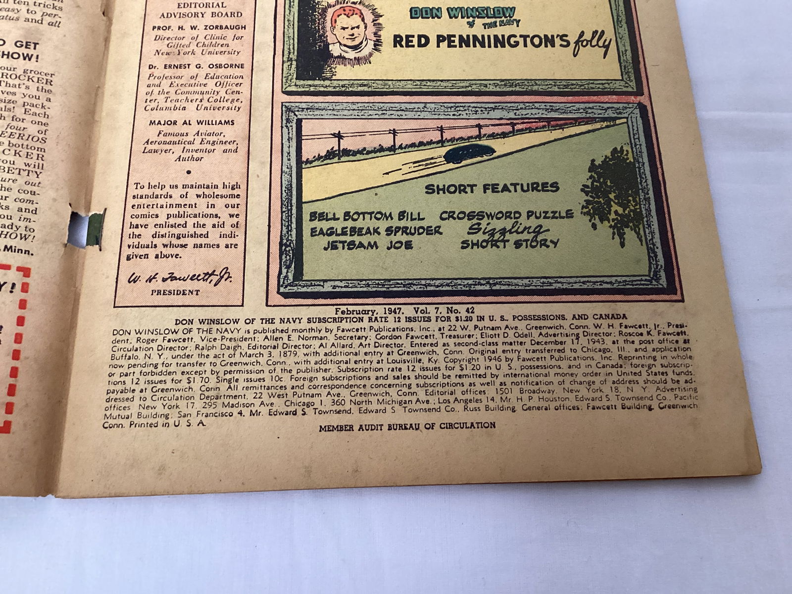 Don Winslow of the Navy 42 Fawcett Comic Book - 7