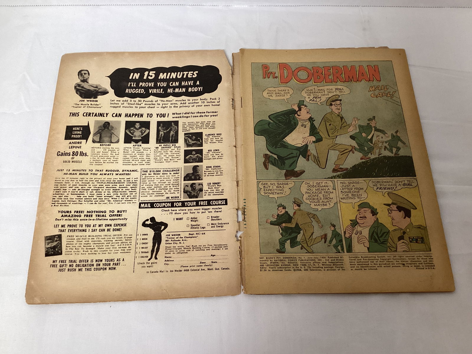 Sgt. Bilko's Pvt. Doberman 1 DC Comic Book - 6