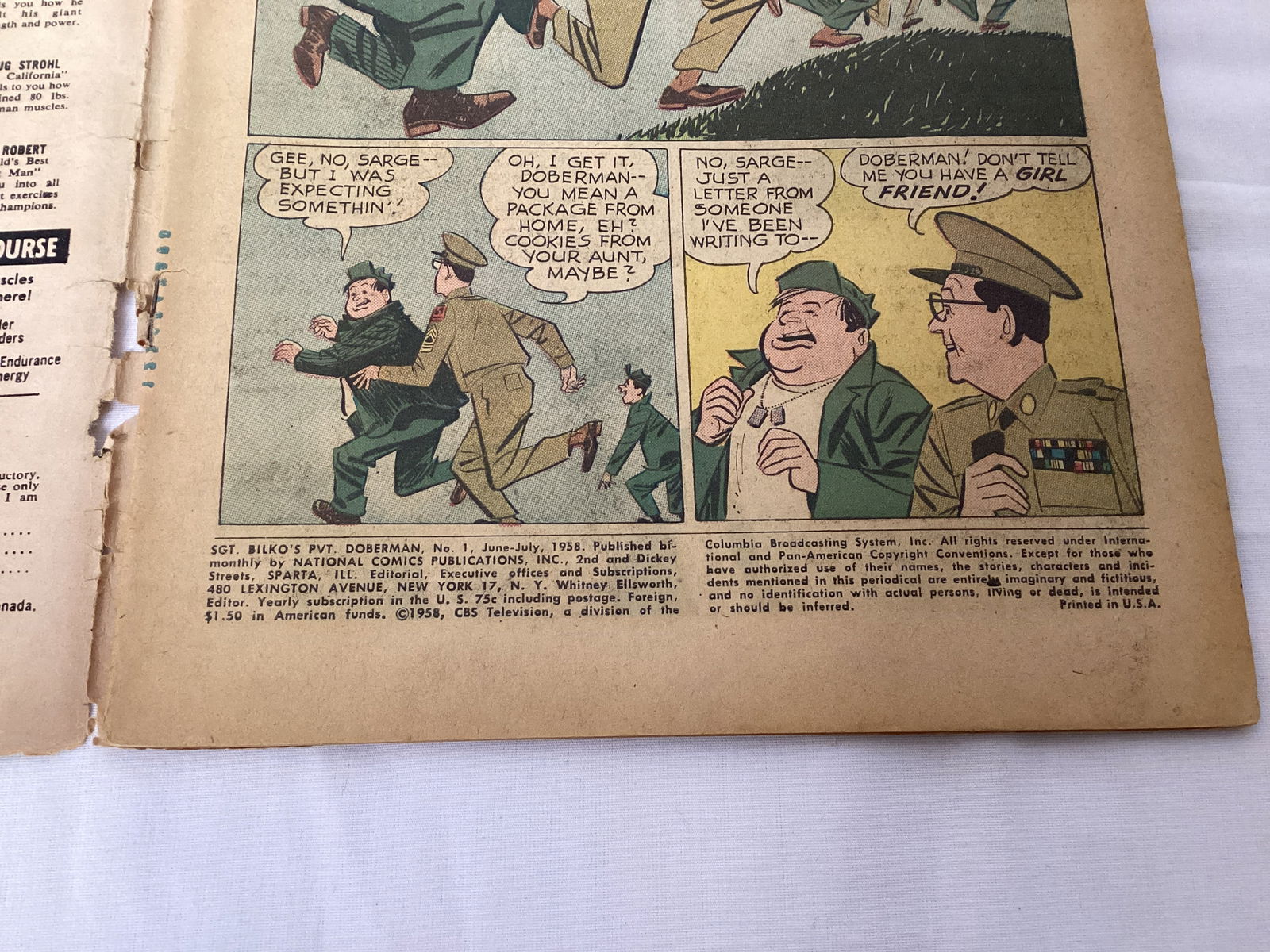Sgt. Bilko's Pvt. Doberman 1 DC Comic Book - 7