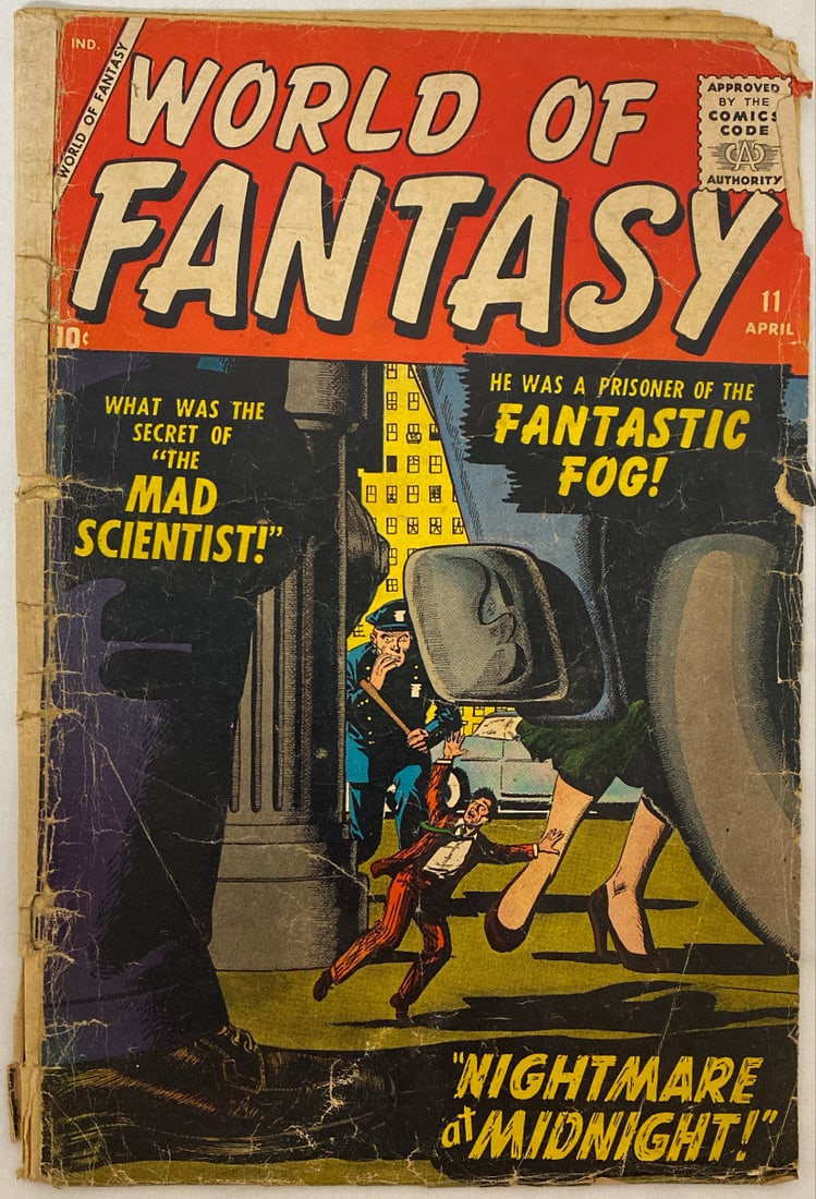 World of Fantasy 11 Chipiden Comic Book: 1958, Please preview and see all photos for condition 