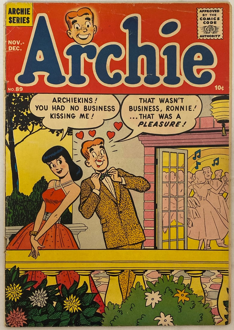 Archie 89 Comic Book: 1957, Please preview and see all photos for condition 