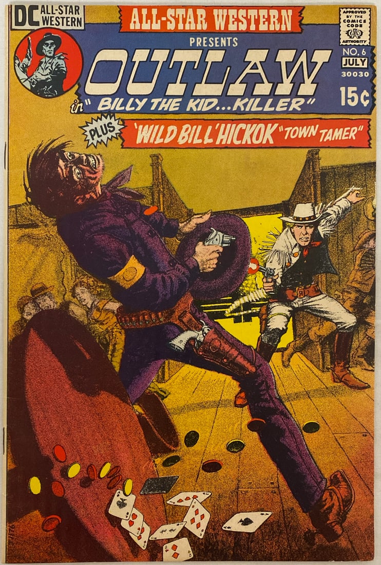All Star Western 6 DC Comic Book: 1971, Please preview and see all photos for condition 