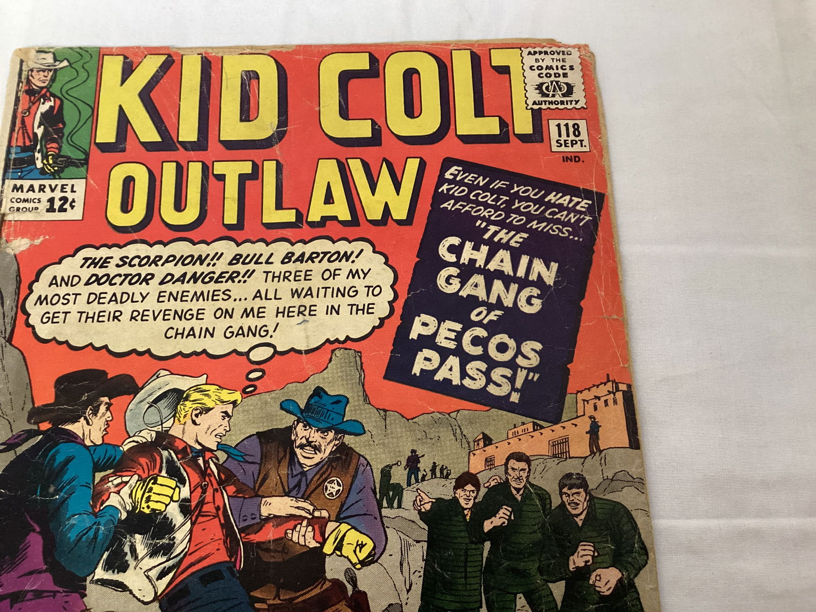 Kid Colt Outlaw 118 Marvel Comic Book - 3