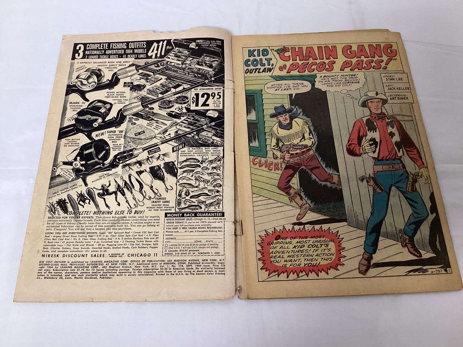 Kid Colt Outlaw 118 Marvel Comic Book - 6