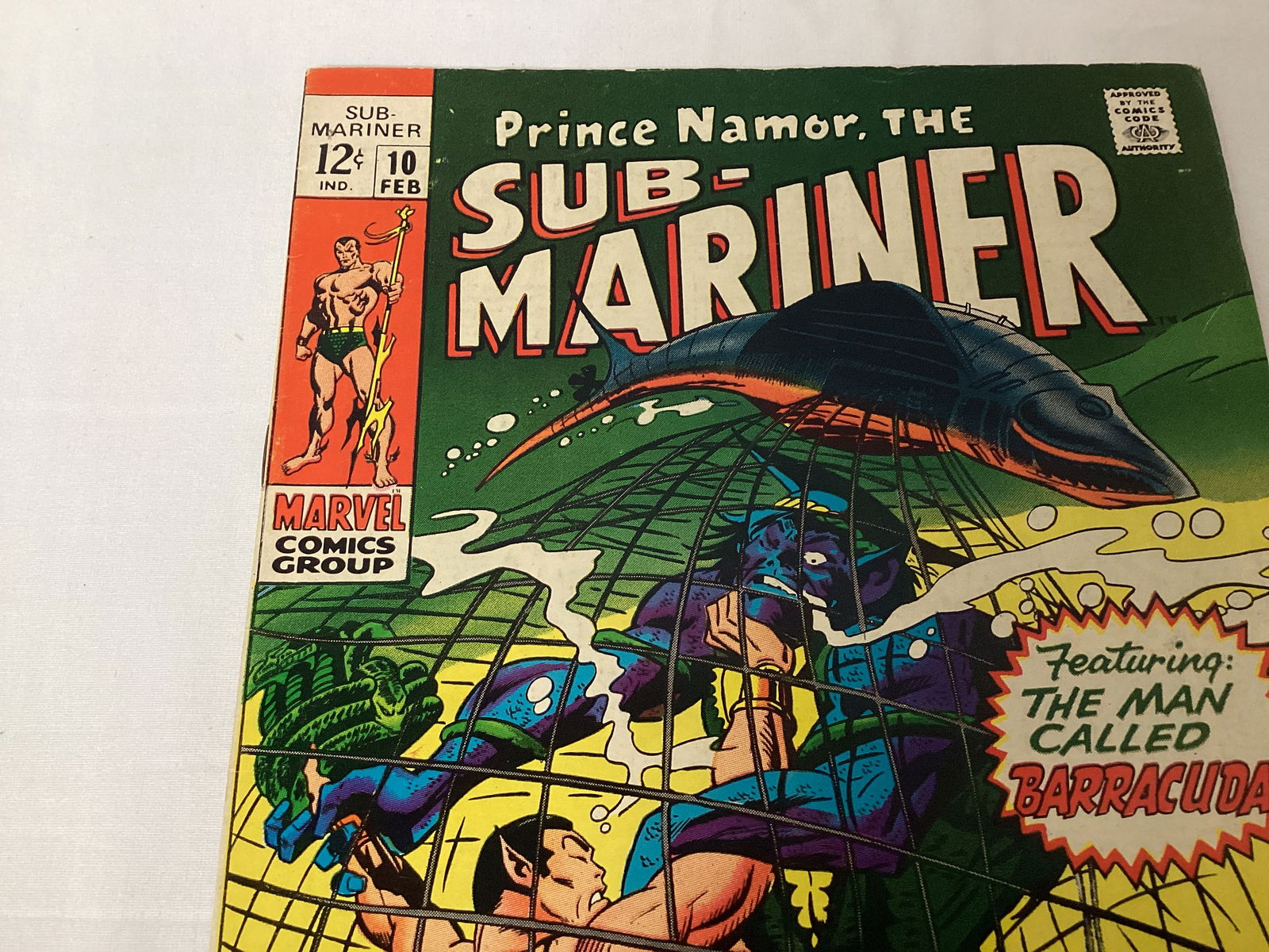 Prince Namor the Sub-Mariner 10 Marvel Comic Book - 2