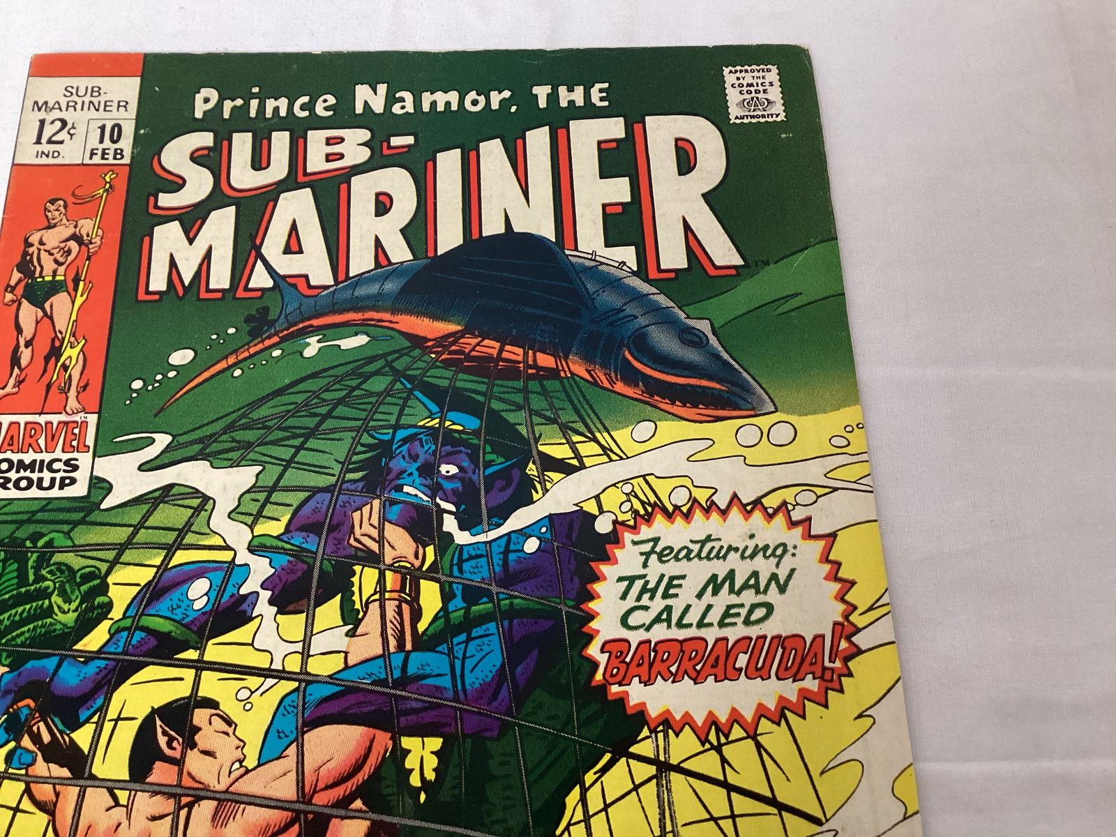 Prince Namor the Sub-Mariner 10 Marvel Comic Book - 3