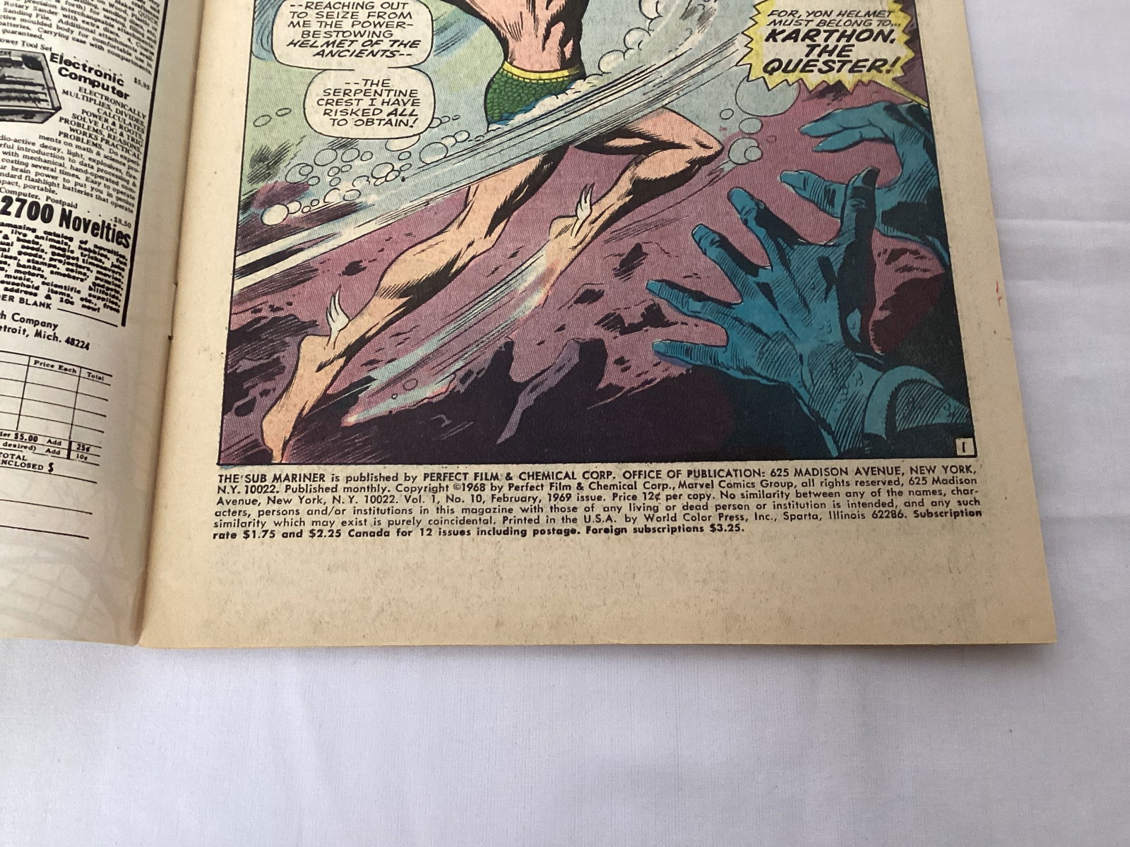 Prince Namor the Sub-Mariner 10 Marvel Comic Book - 7