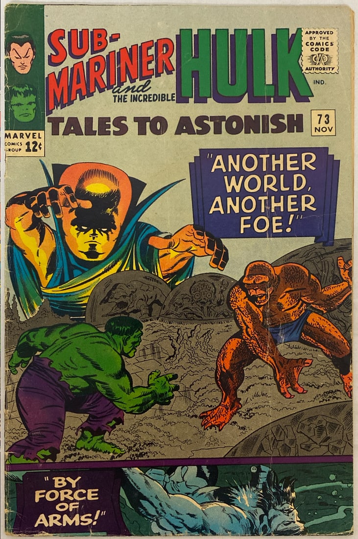 Tales to Astonish 73 Marvel Sub-Mariner Hulk Comic Book: 1965, Please preview and see all photos for condition 