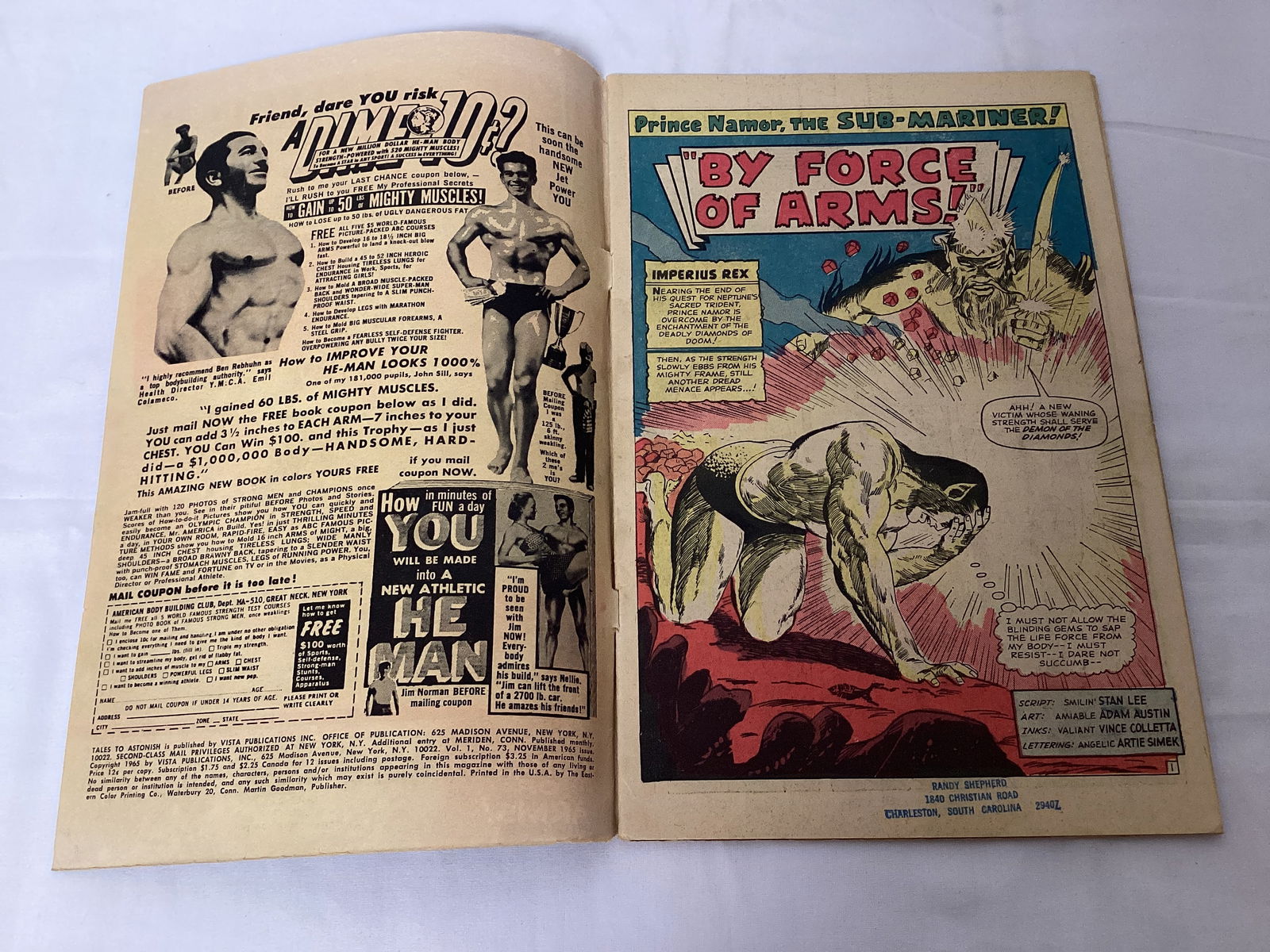 Tales to Astonish 73 Marvel Sub-Mariner Hulk Comic Book - 6