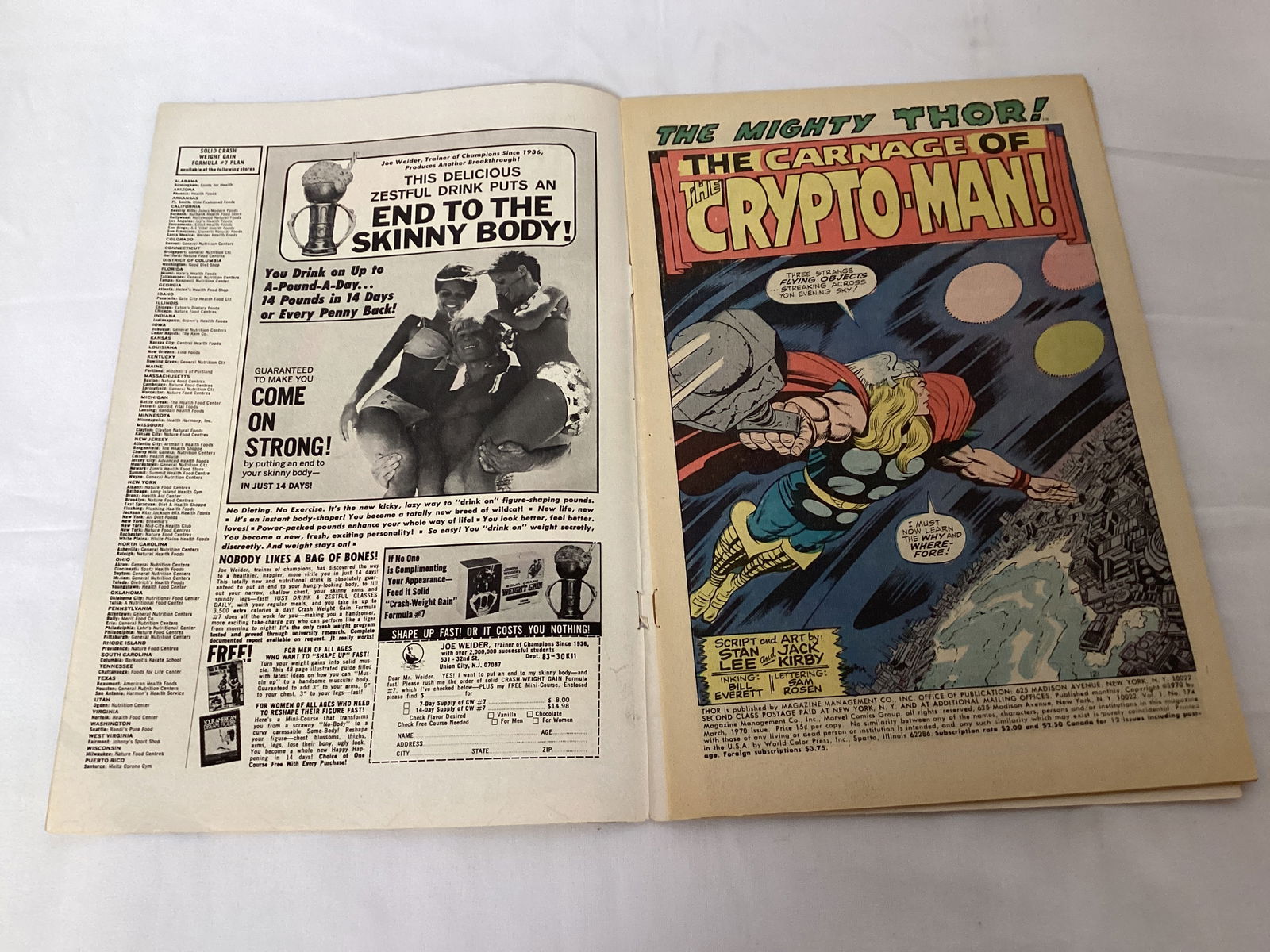 The Mighty Thor 174 Marvel Comic Book - 6