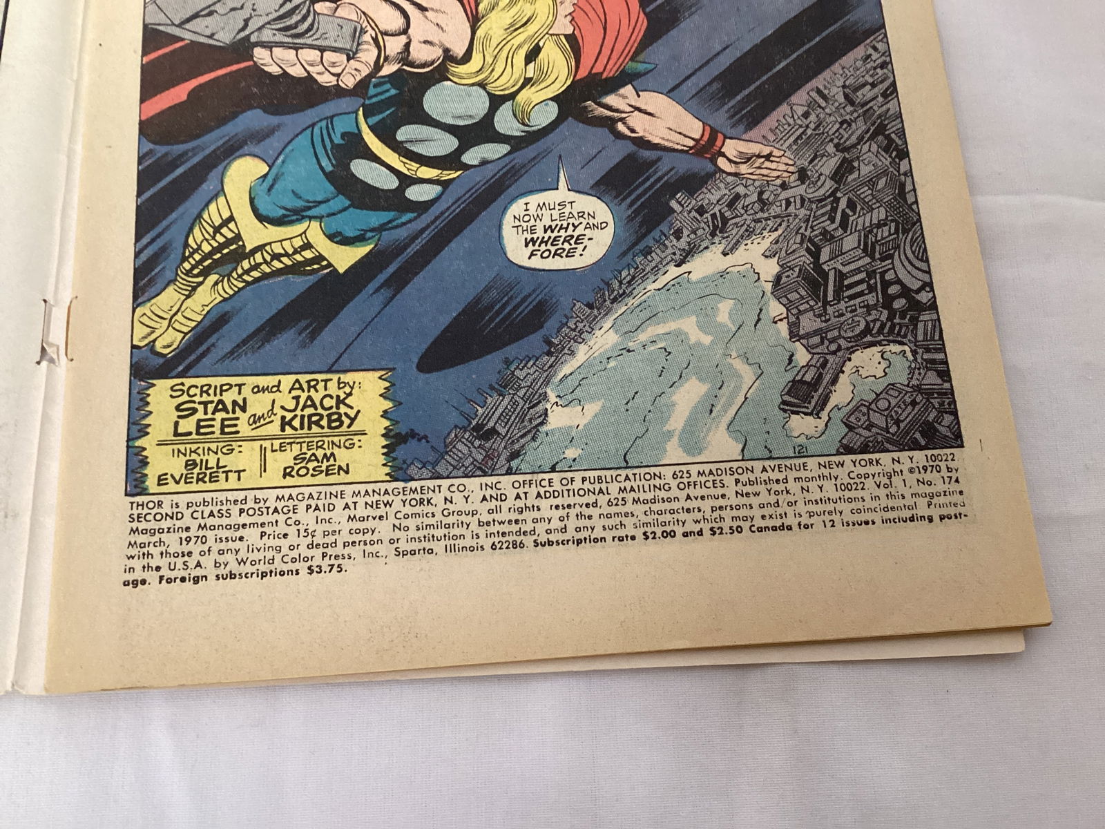 The Mighty Thor 174 Marvel Comic Book - 7