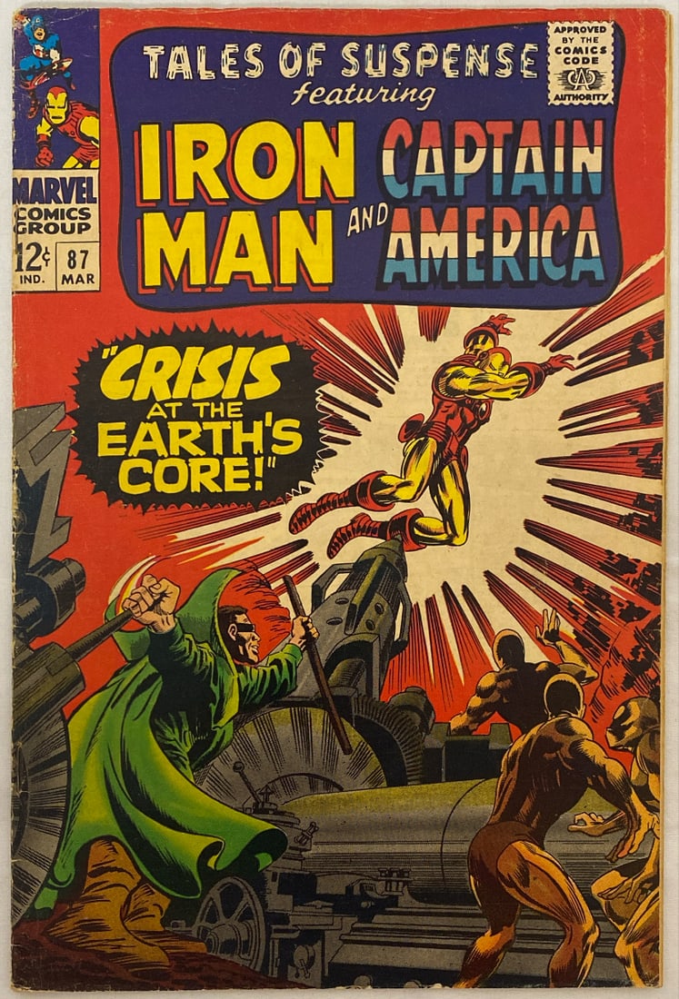 Tales of Suspense 87 Marvel Captain America Iron Man Comic Book (1 of 8)