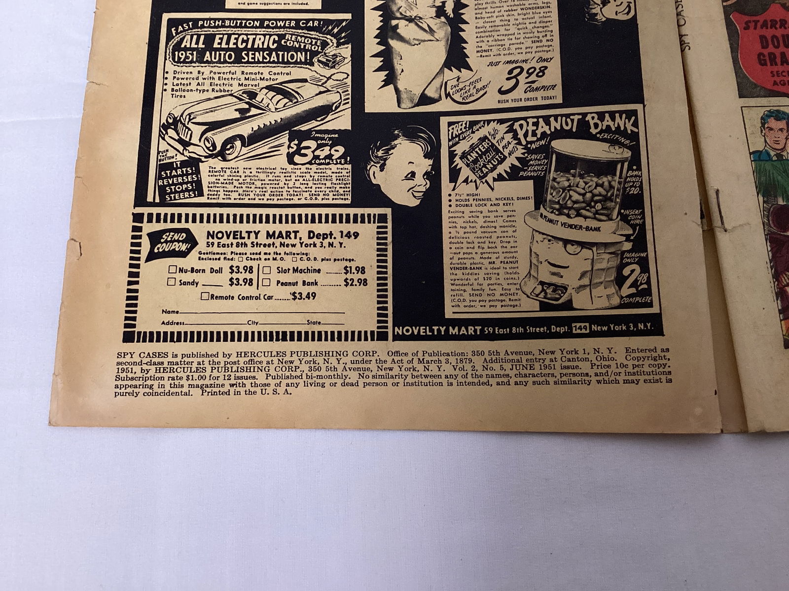 Spy Cases 5 Hercules Comic Book - 7