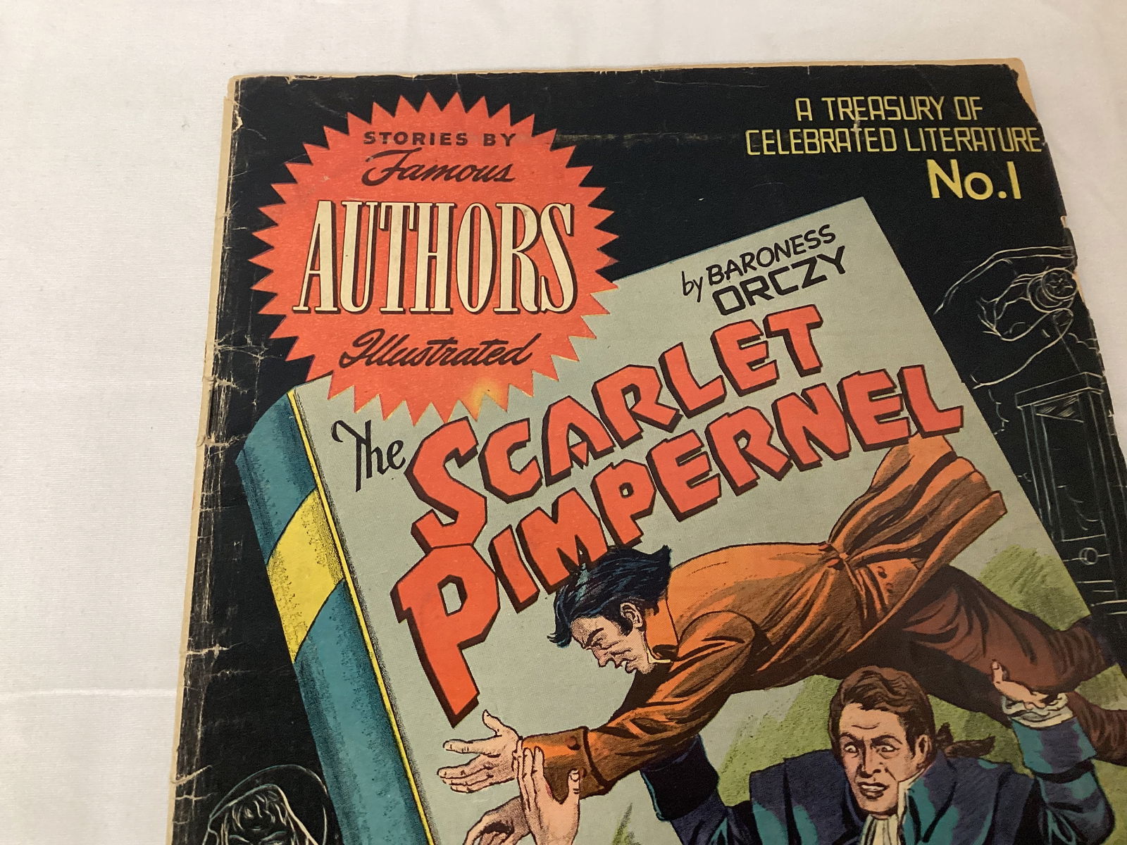 Stories by Famous Authors Illustrated 1 Scarlet Pimpernel Comic Book - 2
