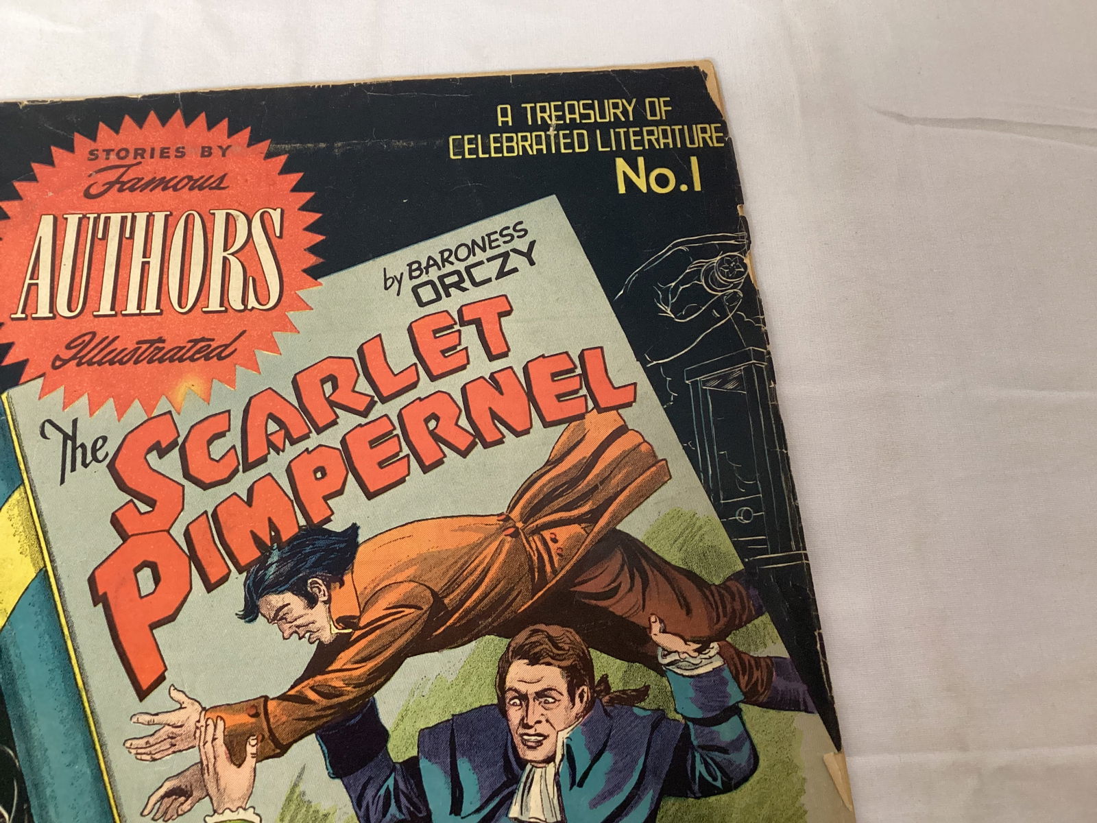 Stories by Famous Authors Illustrated 1 Scarlet Pimpernel Comic Book - 3