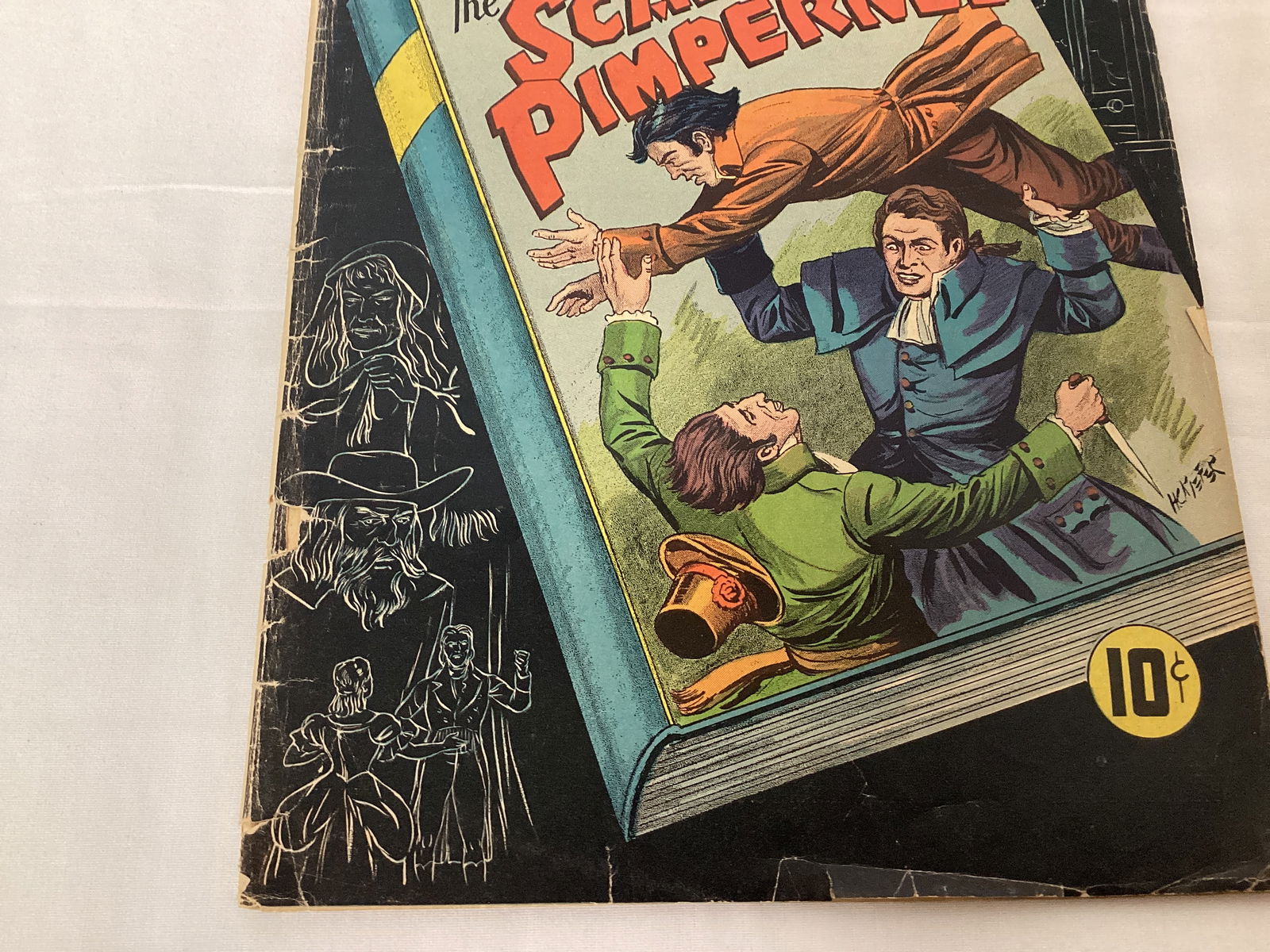 Stories by Famous Authors Illustrated 1 Scarlet Pimpernel Comic Book - 4