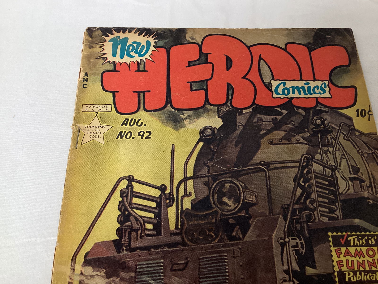 New Heroic Comics 92 Famous Funnies Comic Book - 2