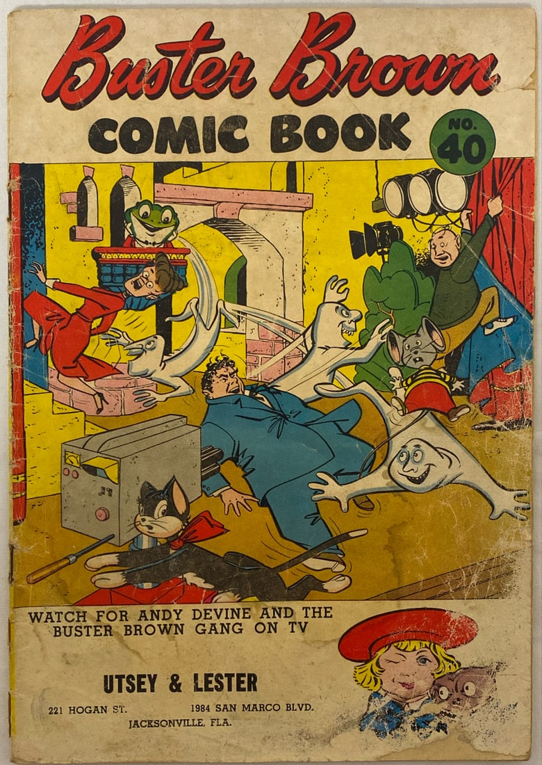 Buster Brown 40 Comic Book: Please preview and see all photos for condition 