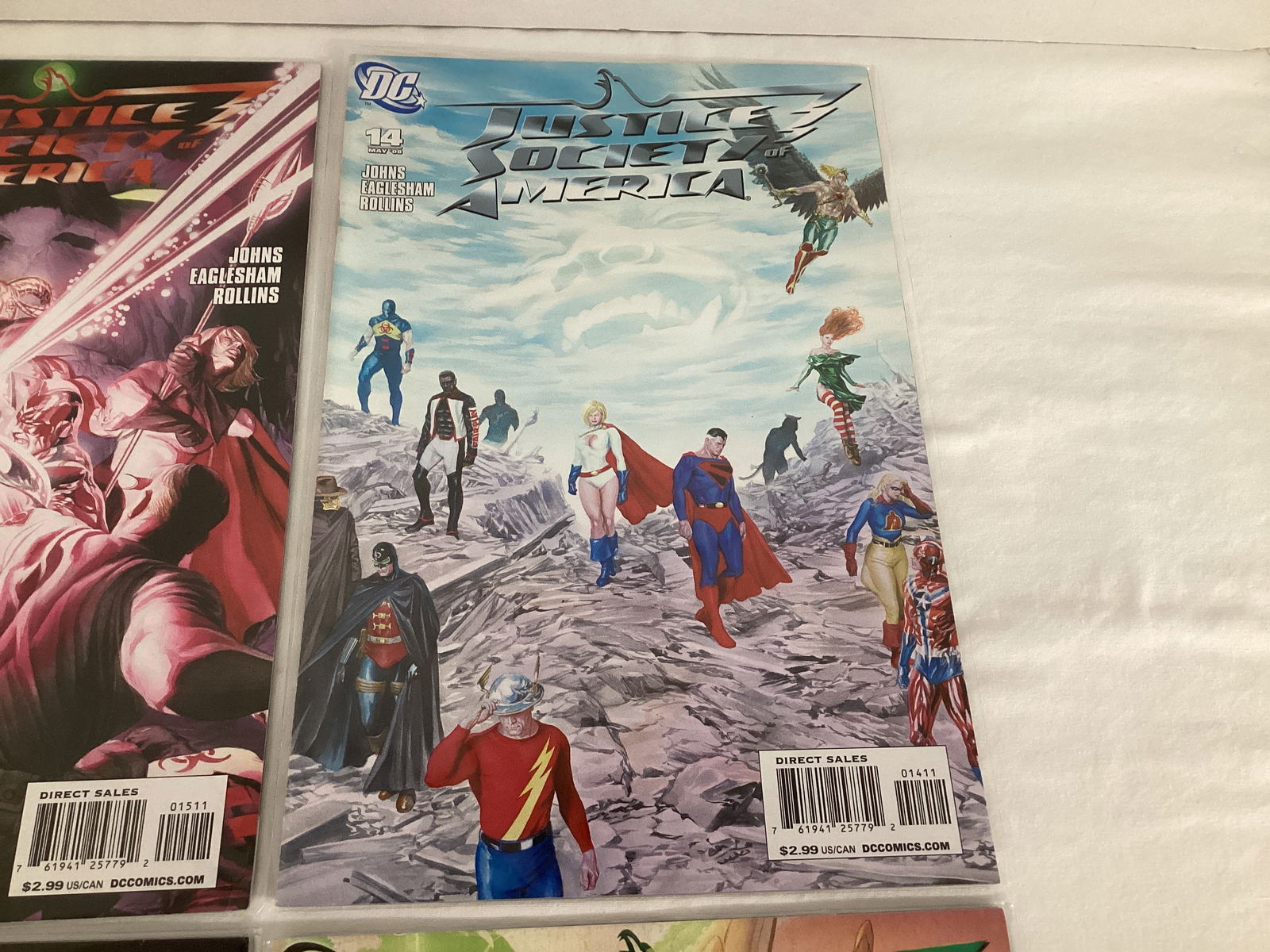 Four DC Justice Society of America Comic Books - 3