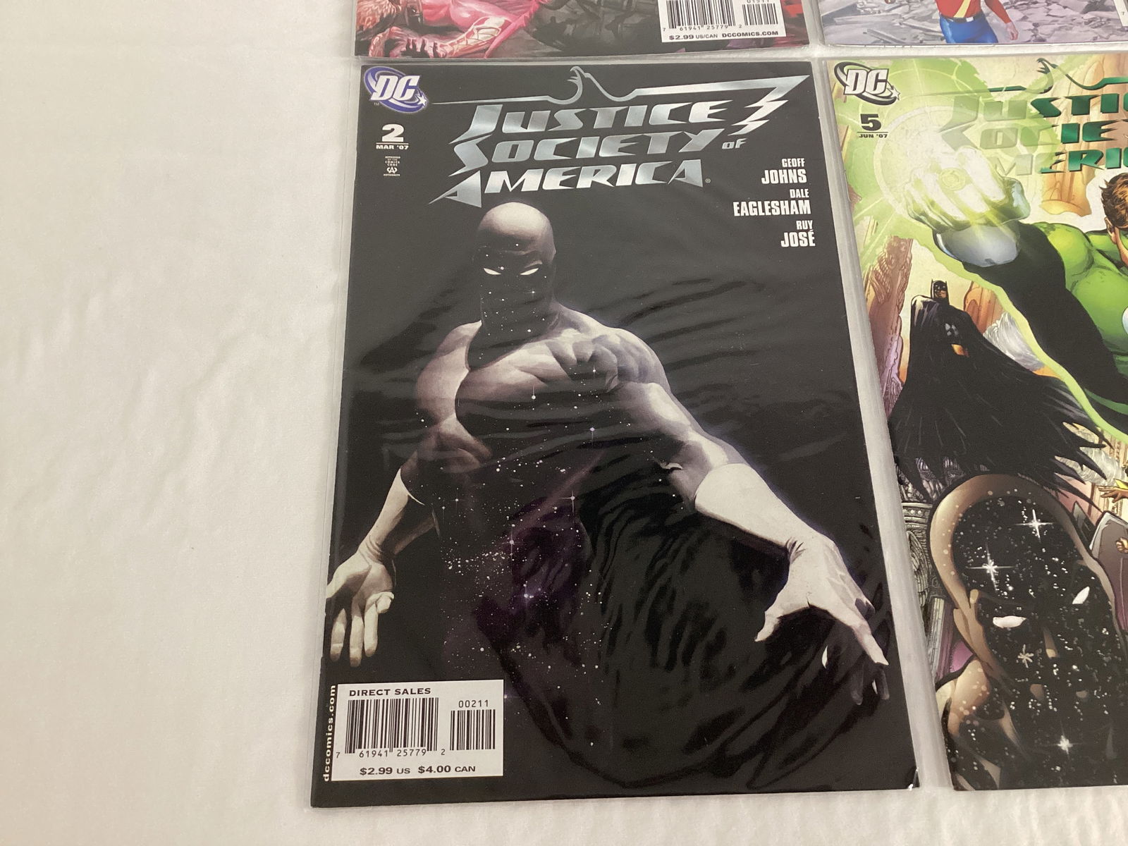 Four DC Justice Society of America Comic Books - 4