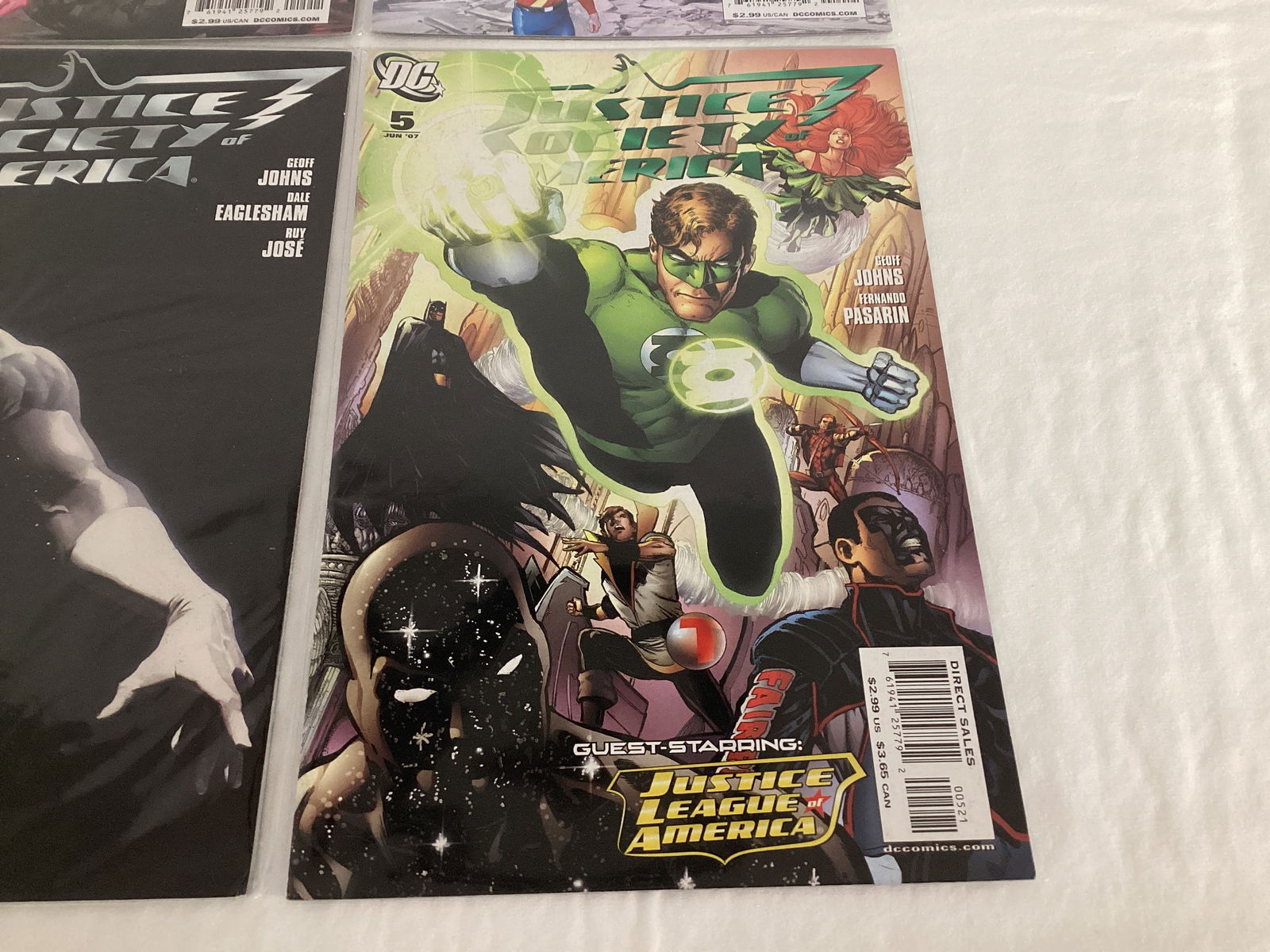 Four DC Justice Society of America Comic Books - 5