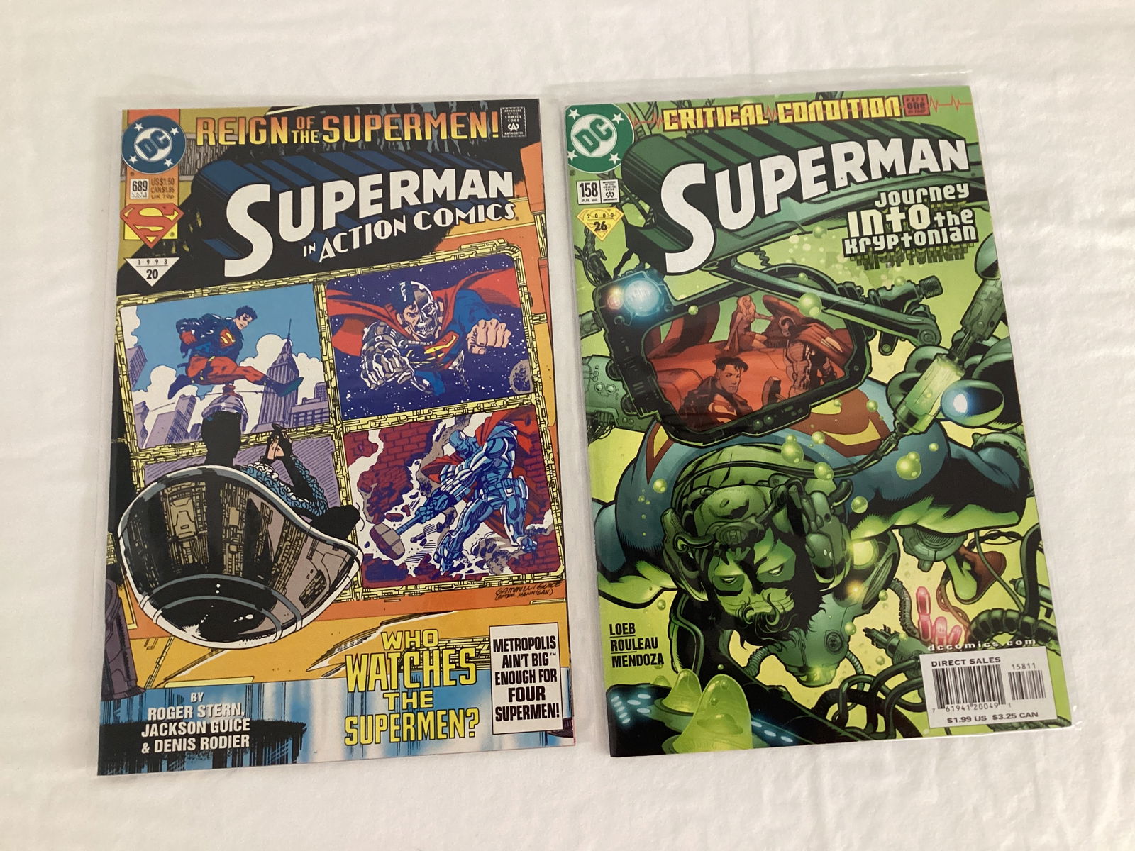 Two Superman DC Comic Books (1 of 5)