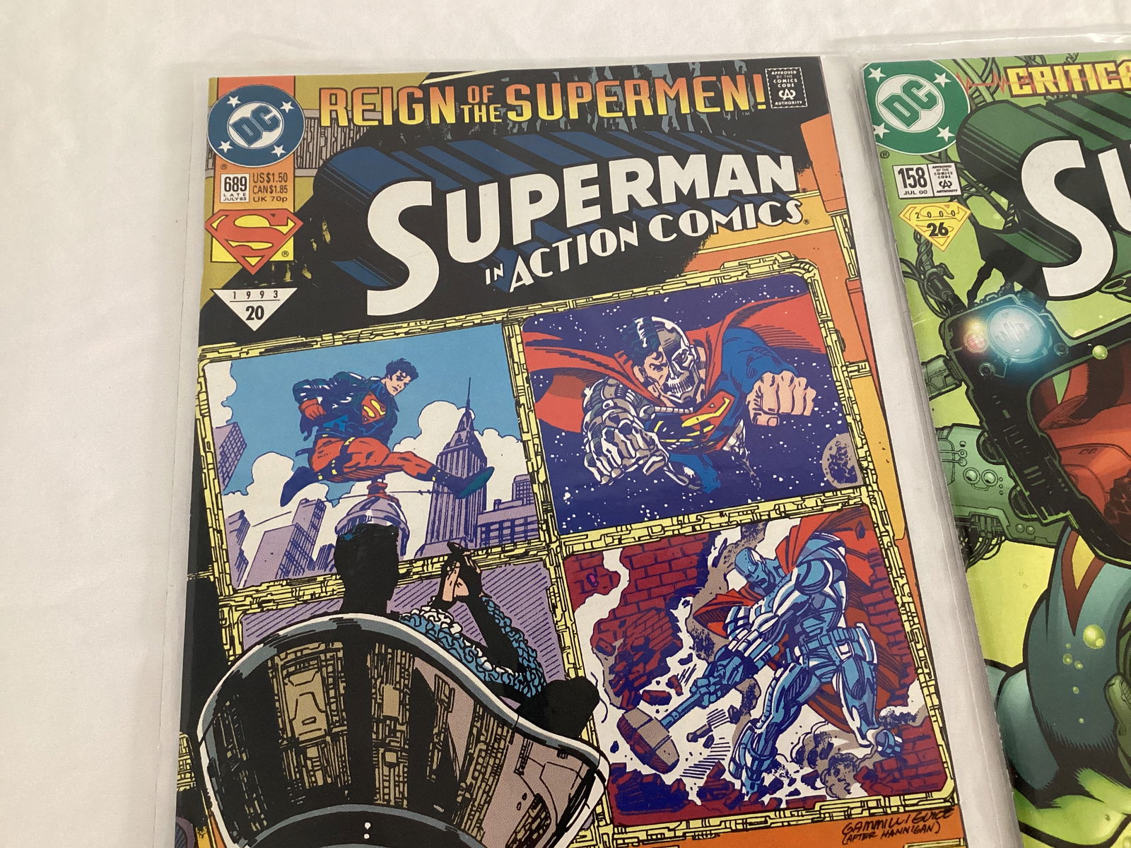 Two Superman DC Comic Books - 2